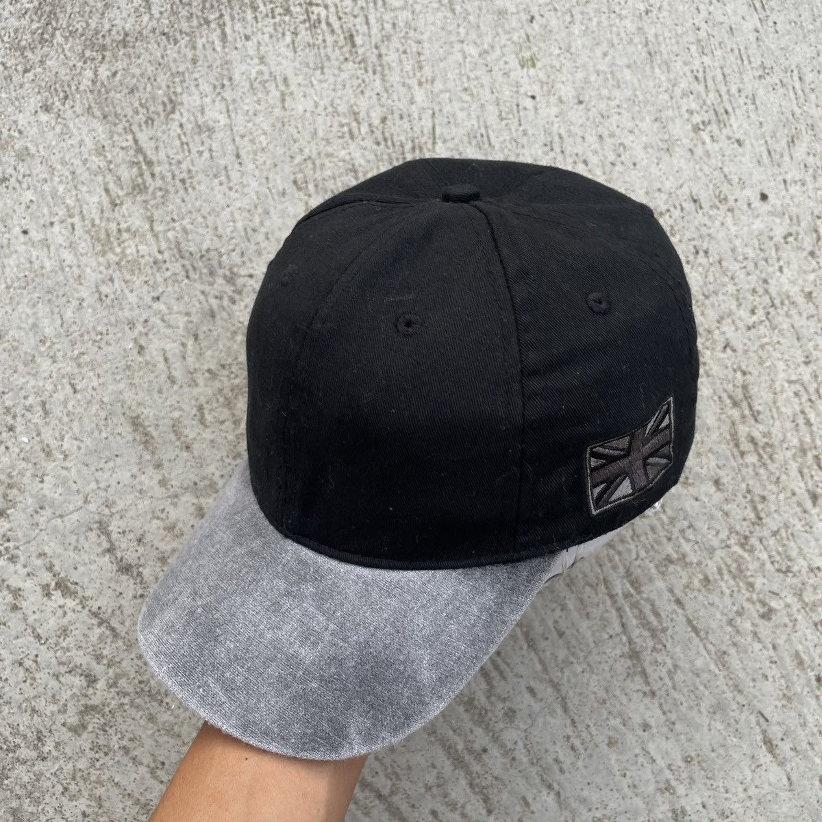 Unsound Rags Sick washed brim hat with black england flag Size ONE SIZE - 3 Thumbnail