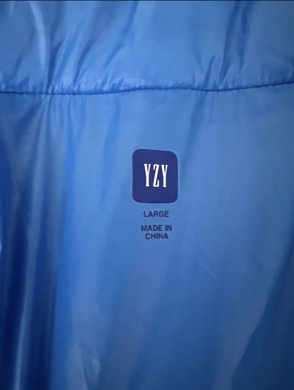 Gap × Yeezy Yeezy Gap Blue Round Jacket – Size L – Kanye West Size US L / EU 52-54 / 3 - 3 Thumbnail