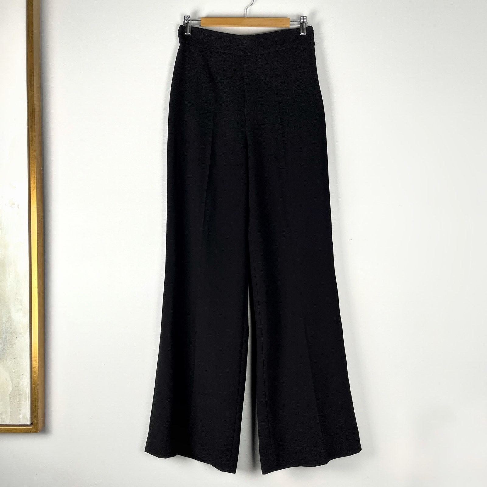 zara black dress pants CURVED FIT SUIT PANTS - Black