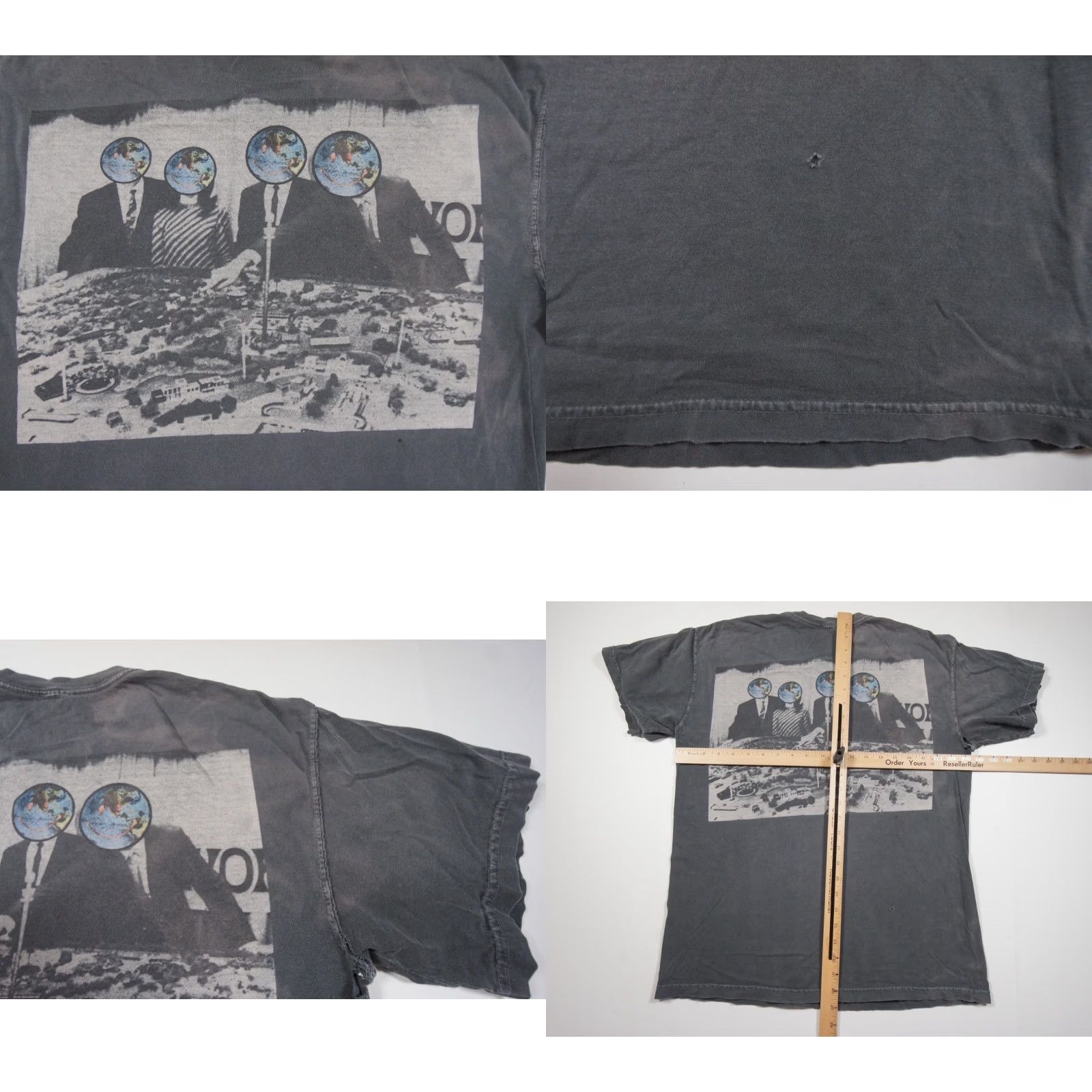 Travis Scott VINTAGE Astro World T-Shirt Mens Medium Gray Rap Hip Hop Travis Scott Staff Tee All Seasons Size US M / EU 48-50 / 2 - 8 Thumbnail