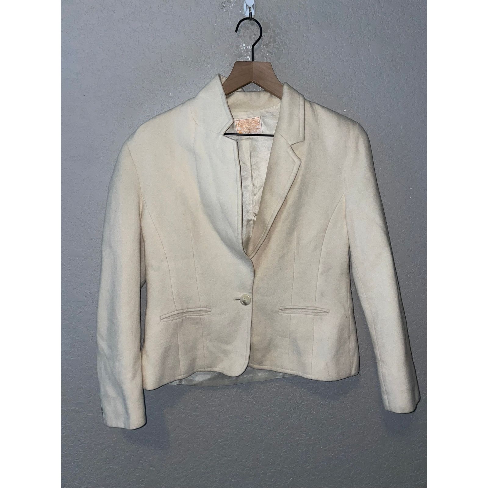 Pendleton Womens Vintage Pendleton White Blazer Jacket VTG Women Large Size L / US 10 / IT 46 - 1 Thumbnail