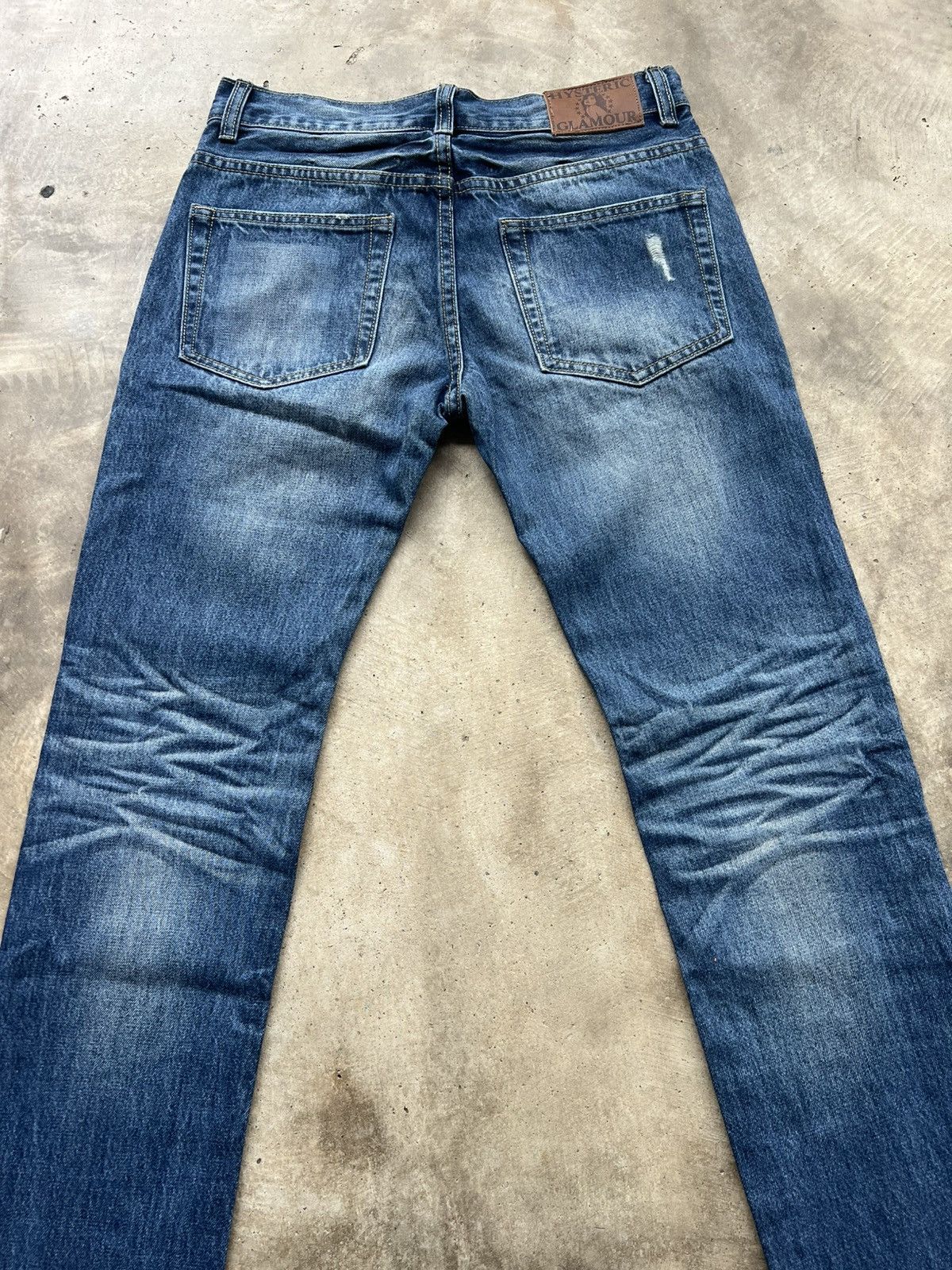 Hysteric Glamour Hysteric Glamour Fade Studded Punk Distressed Jeans Size US 30 / EU 46 - 16 Thumbnail