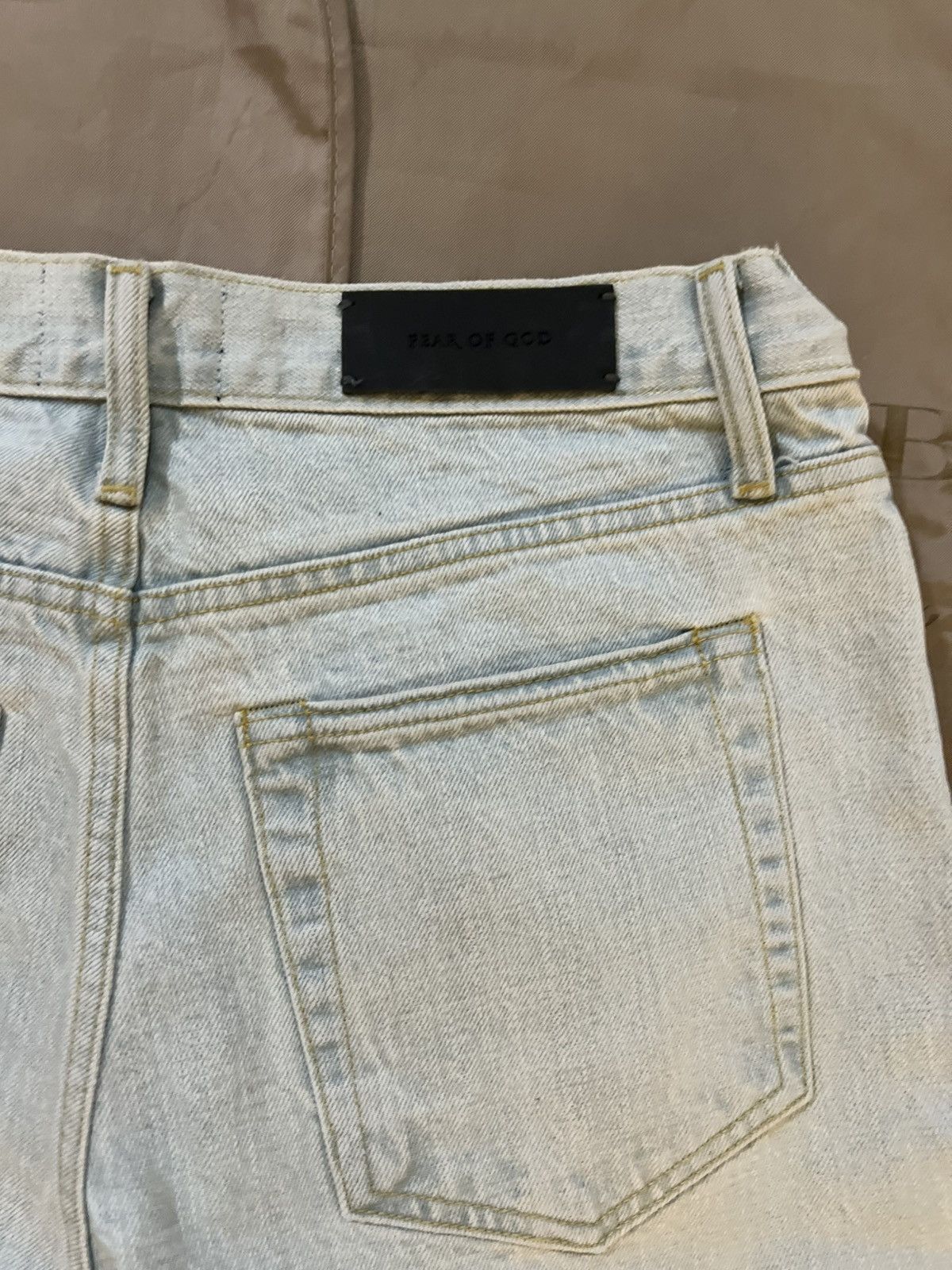Fear of God Fear of God Blue Distressed Zipped Hem Slim Fit size 32 Size US 32 / EU 48 - 10 Thumbnail