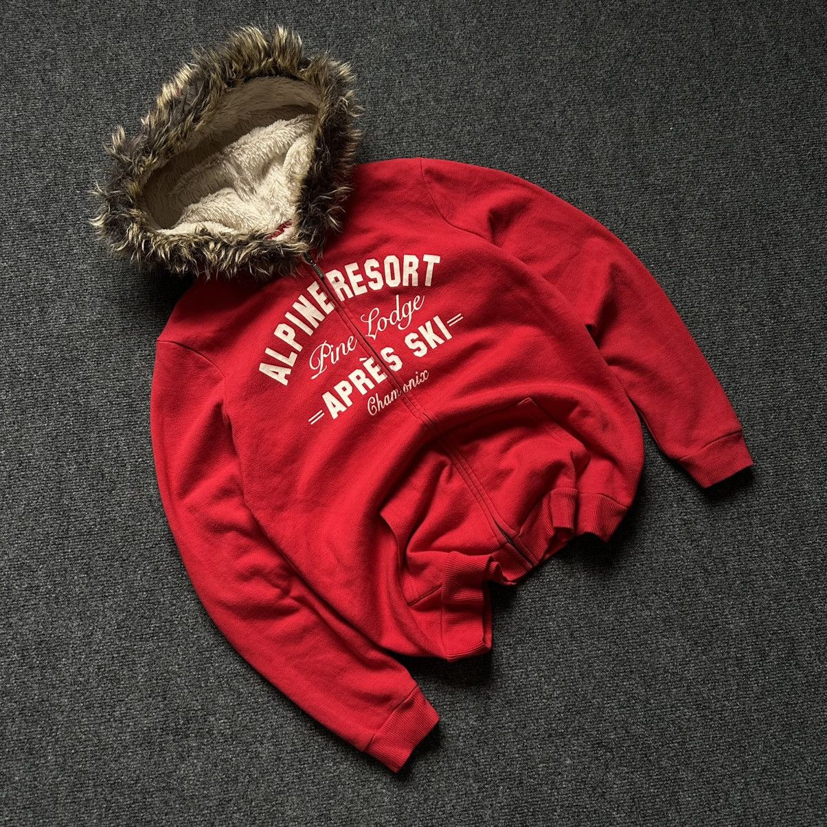 Hollister VTG Women’s TU Zip Hoodie With Fur Size 12 Hype Trend Staff Size XL / US 12-14 / IT 48-50 - 1 Thumbnail