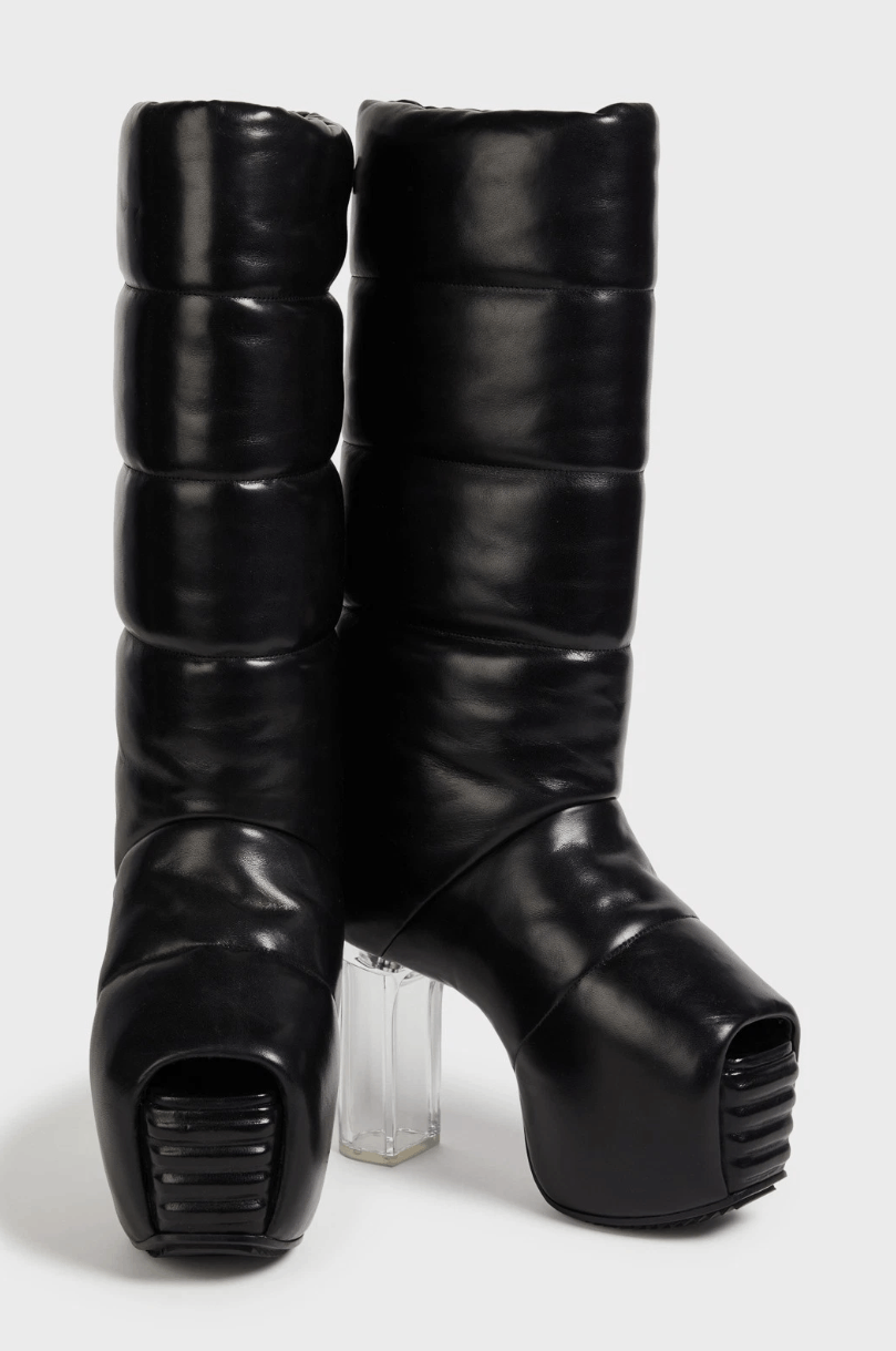 Rick Owens Rick Owens Padded Pull on Heel Platforms Size US 7 / IT 37 - 1 Thumbnail