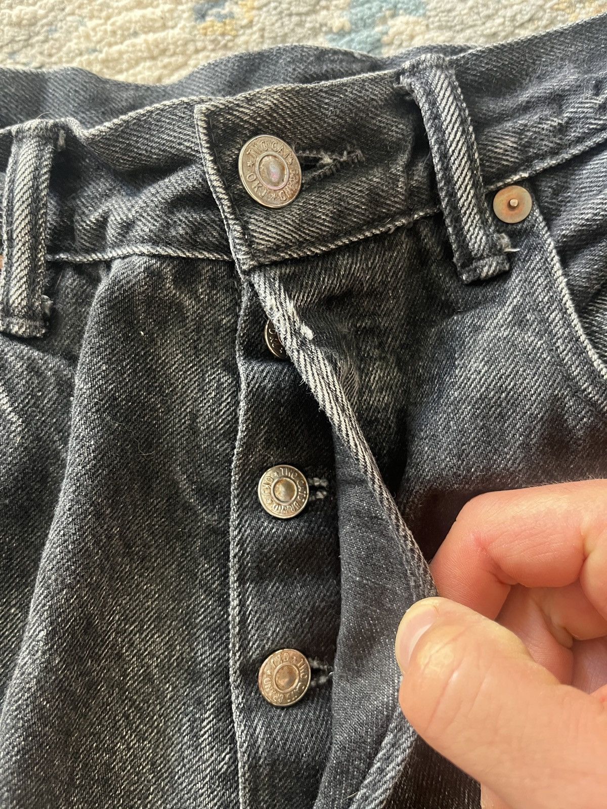 TCB Jeans TCB black x black 50s selvedge denim size 34 Size US 34 / EU 50 - 9 Thumbnail