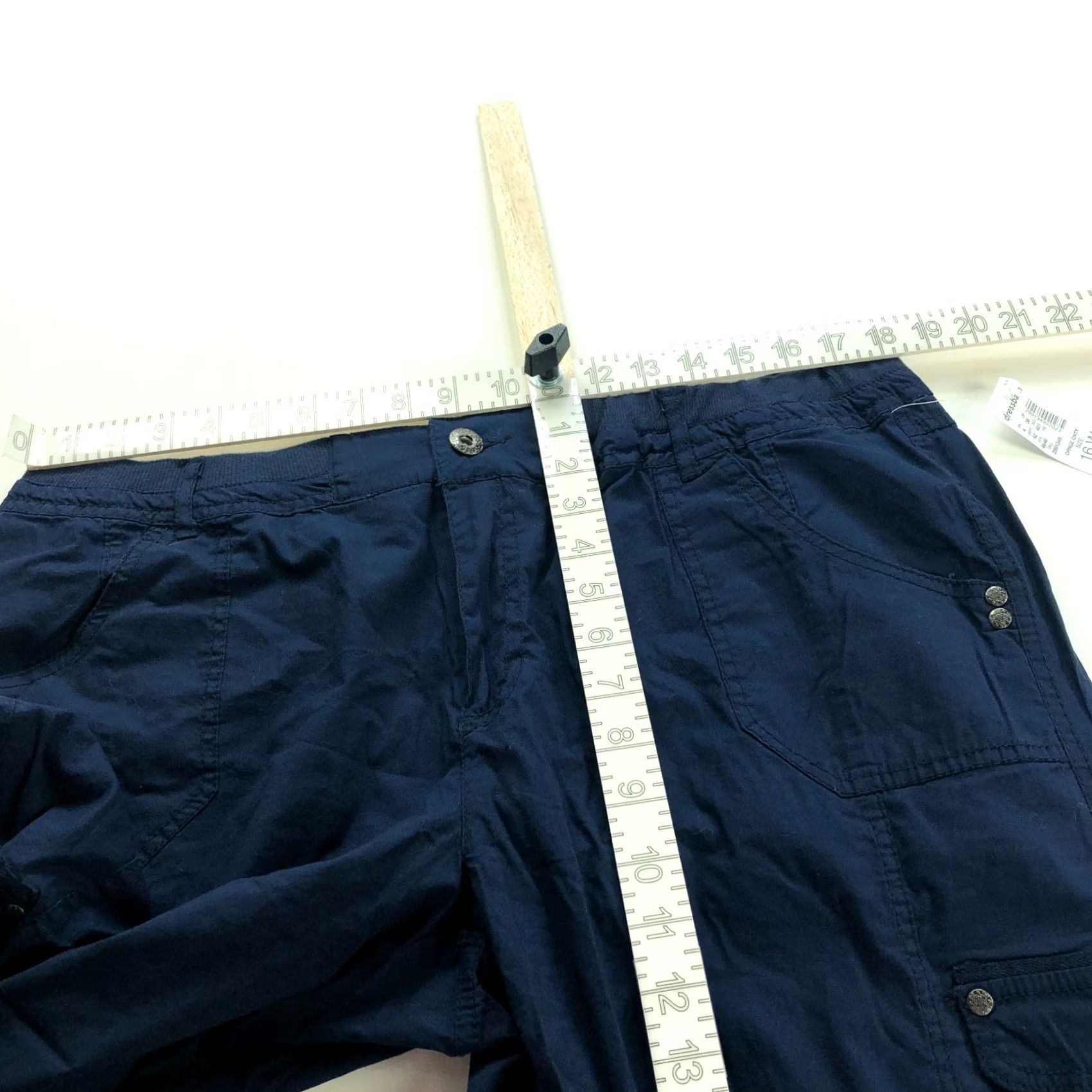 Vintage Dress Barn DB NEW 16 Mid Rise Crop Capri Pants Size 38" / US 16 / IT 52 - 6 Thumbnail