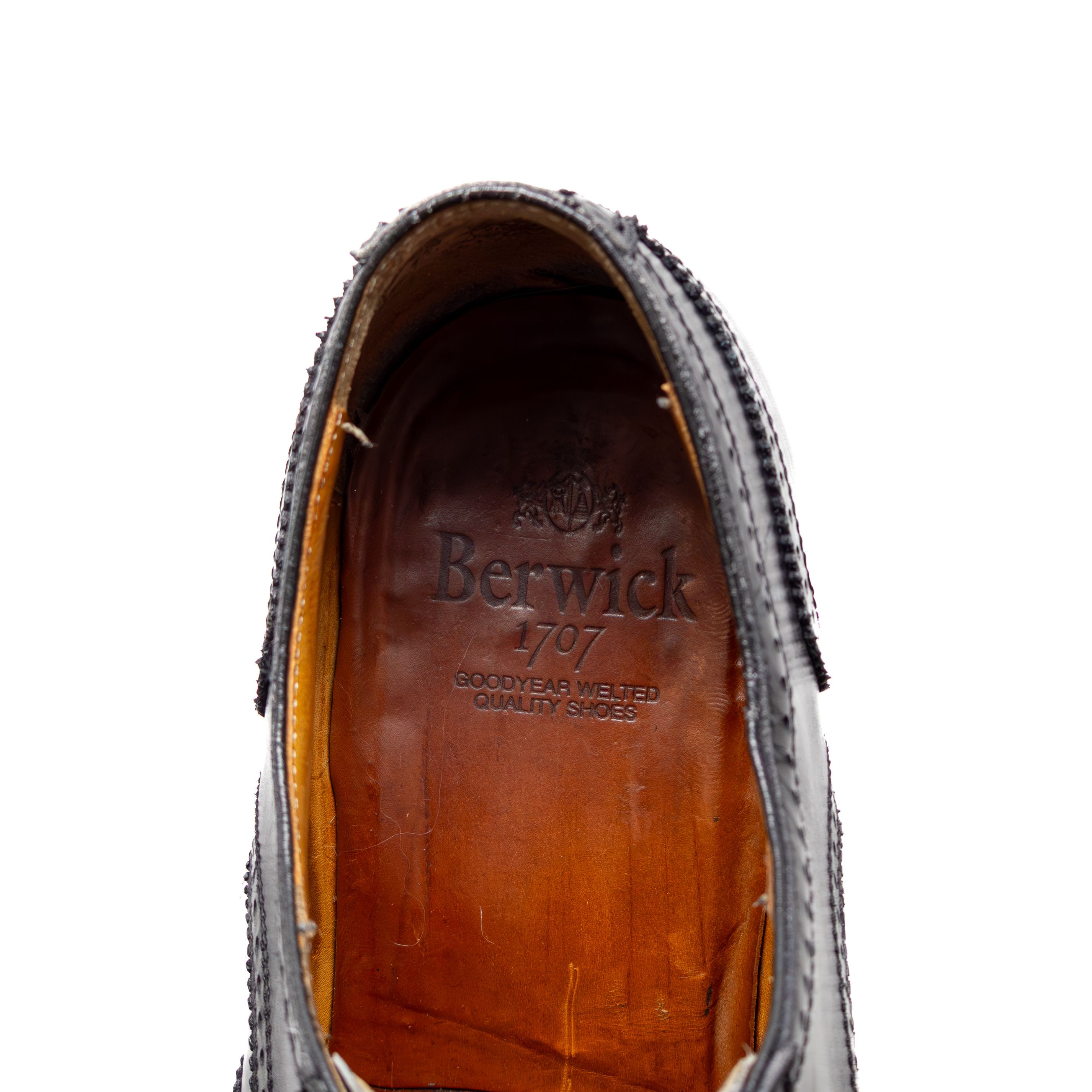Berwick 1707 Men’s Berwick 1707 Black Leather Brogue Oxford Shoes sz 11 Size US 11 / EU 44 - 10 Thumbnail