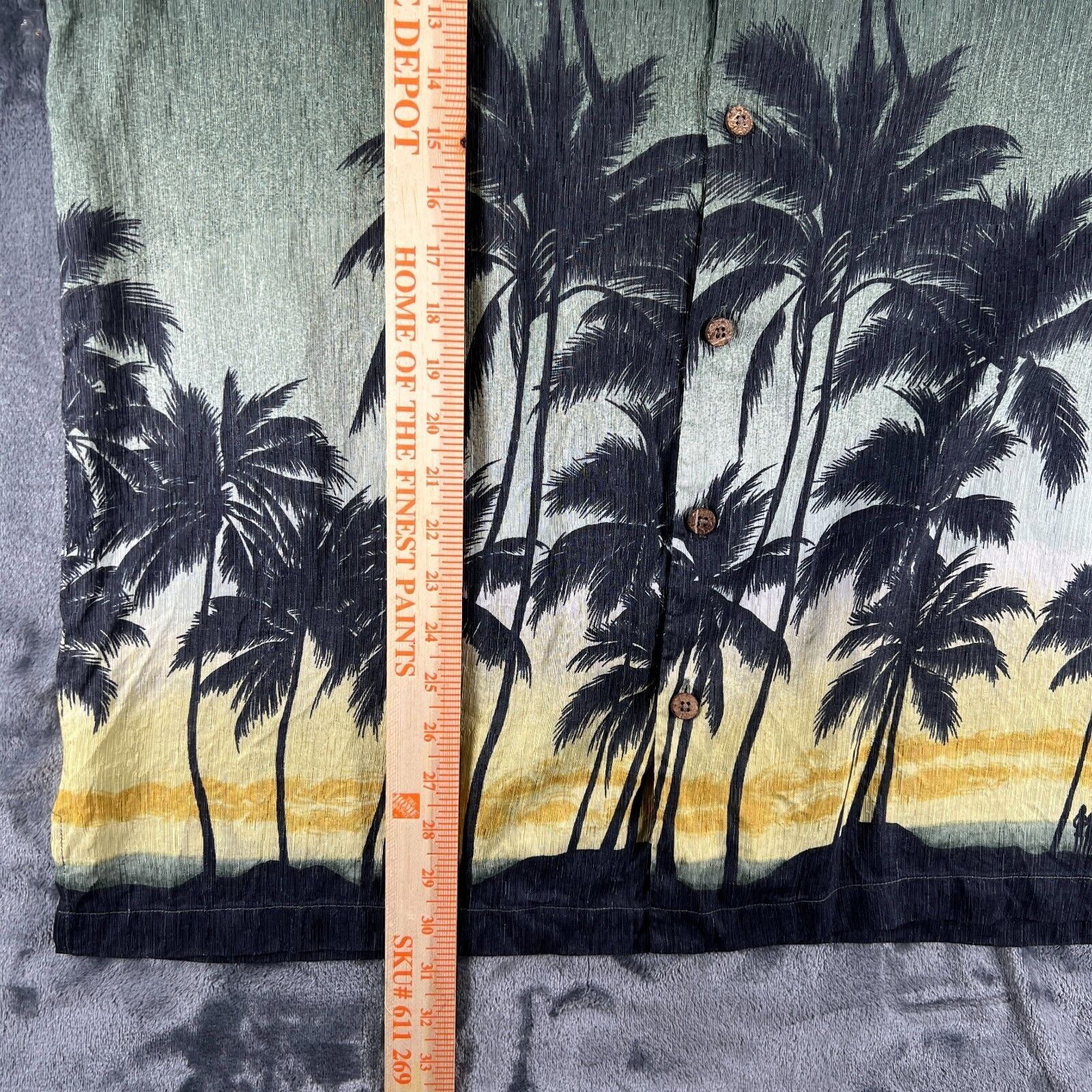 Tommy Bahama Tommy Bahama Men L Silk Linen Palm Trees Beach Summer Night Size US L / EU 52-54 / 3 - 8 Thumbnail