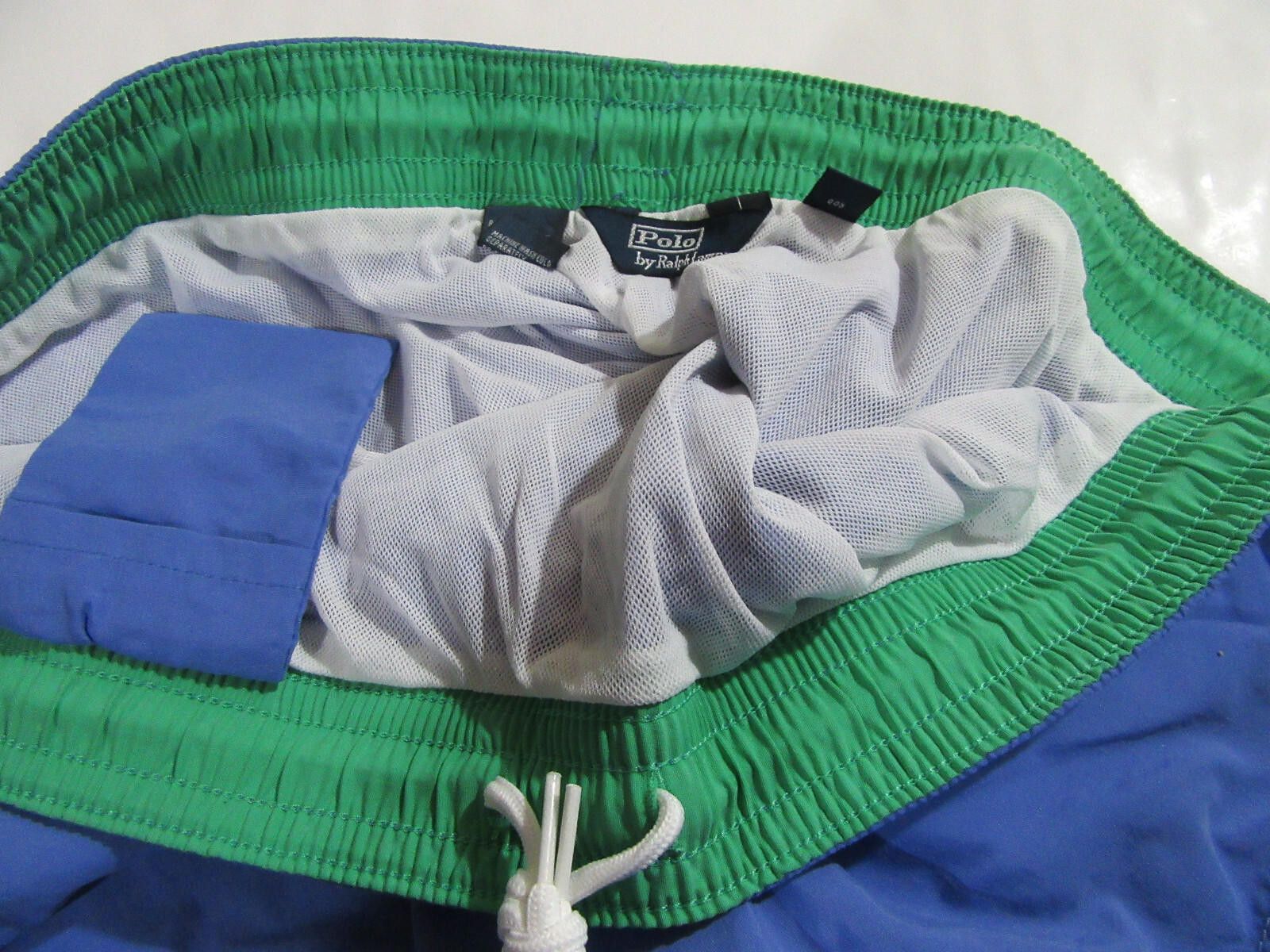 Polo Ralph Lauren Polo Ralph Lauren Mens Big & Tall Swim Trunks Blue 1XB NWT Size US 32 / EU 48 - 4 Thumbnail