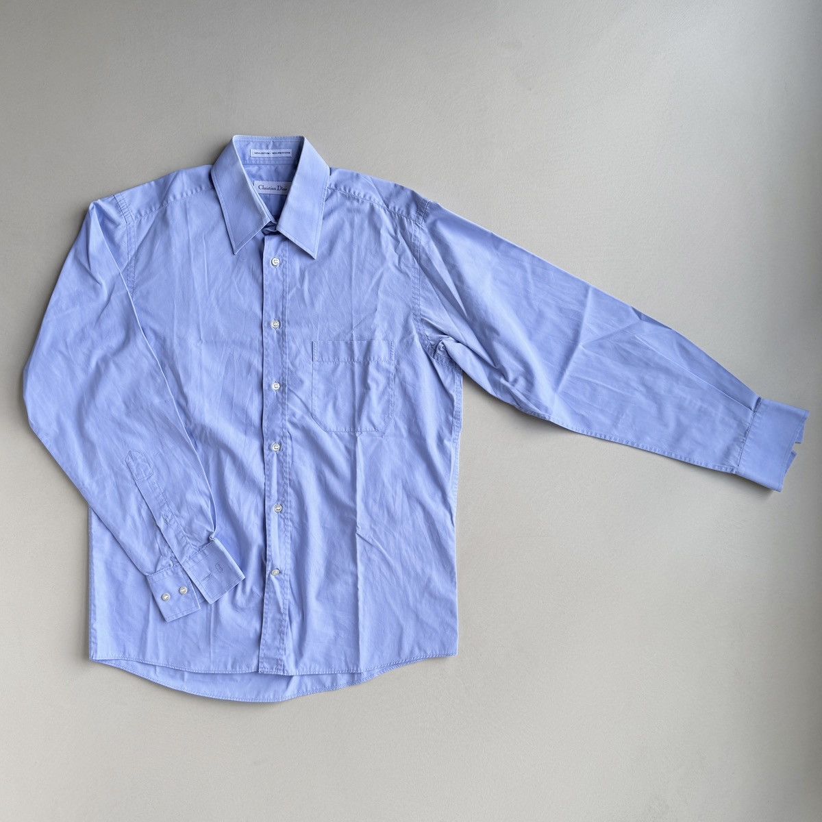 Christian Dior Monsieur Christian Dior Blue Dress Shirts Size US M / EU 48-50 / 2 - 4 Thumbnail