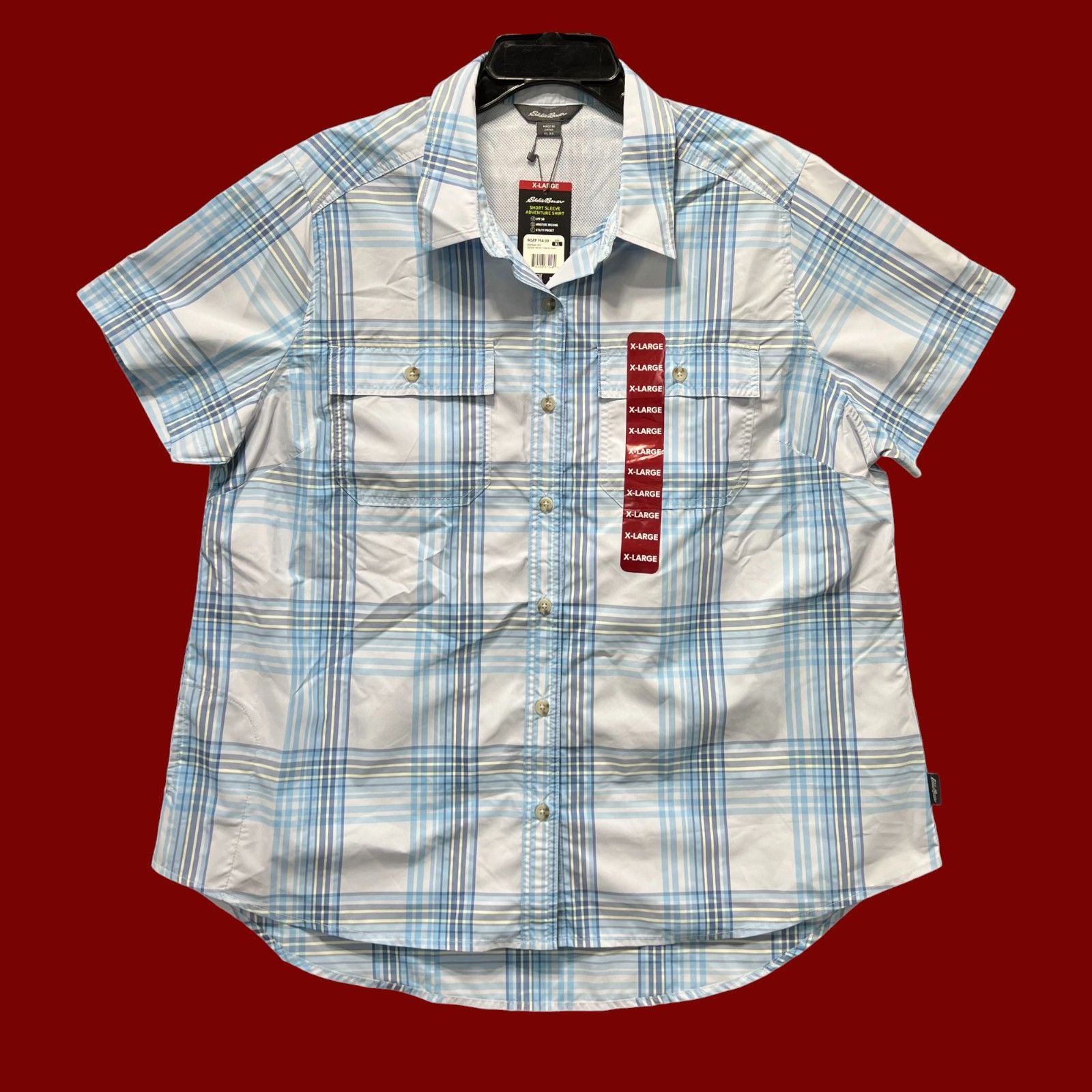 Other Eddie Bauer - Women's Moisture Wicking Short Sleeve Shirt - Size XL / US 12-14 / IT 48-50 - 3 Thumbnail