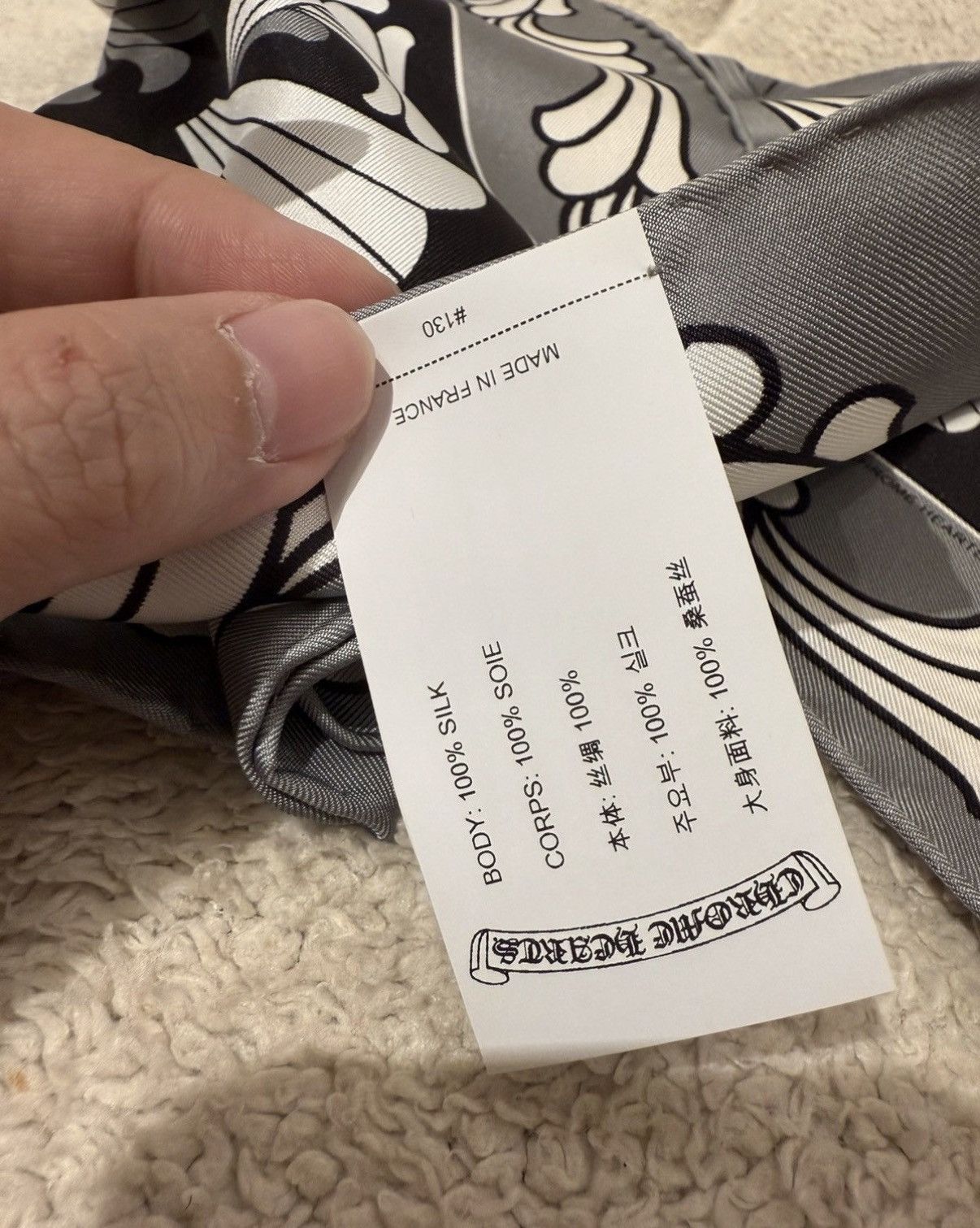 Chrome Hearts Silk chrome hearts scarf Size ONE SIZE - 7 Thumbnail