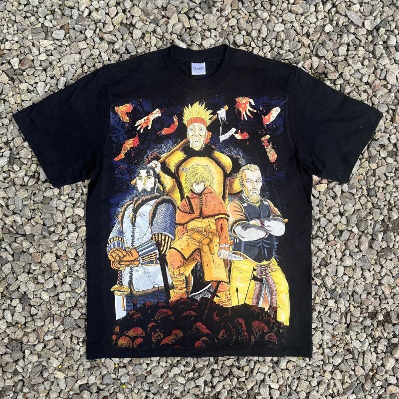 image of Anima Vinland Saga Tee in Black, Men's (Size XL)