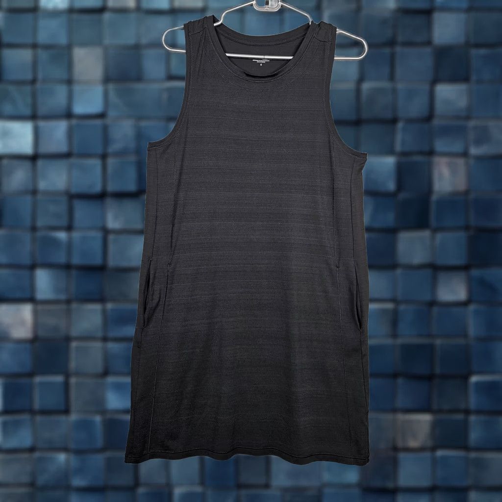 Athleta Athleta Women's Black Round Neck Sleeveless Mini Dress Size S Size S / US 4 / IT 40 - 1 Thumbnail
