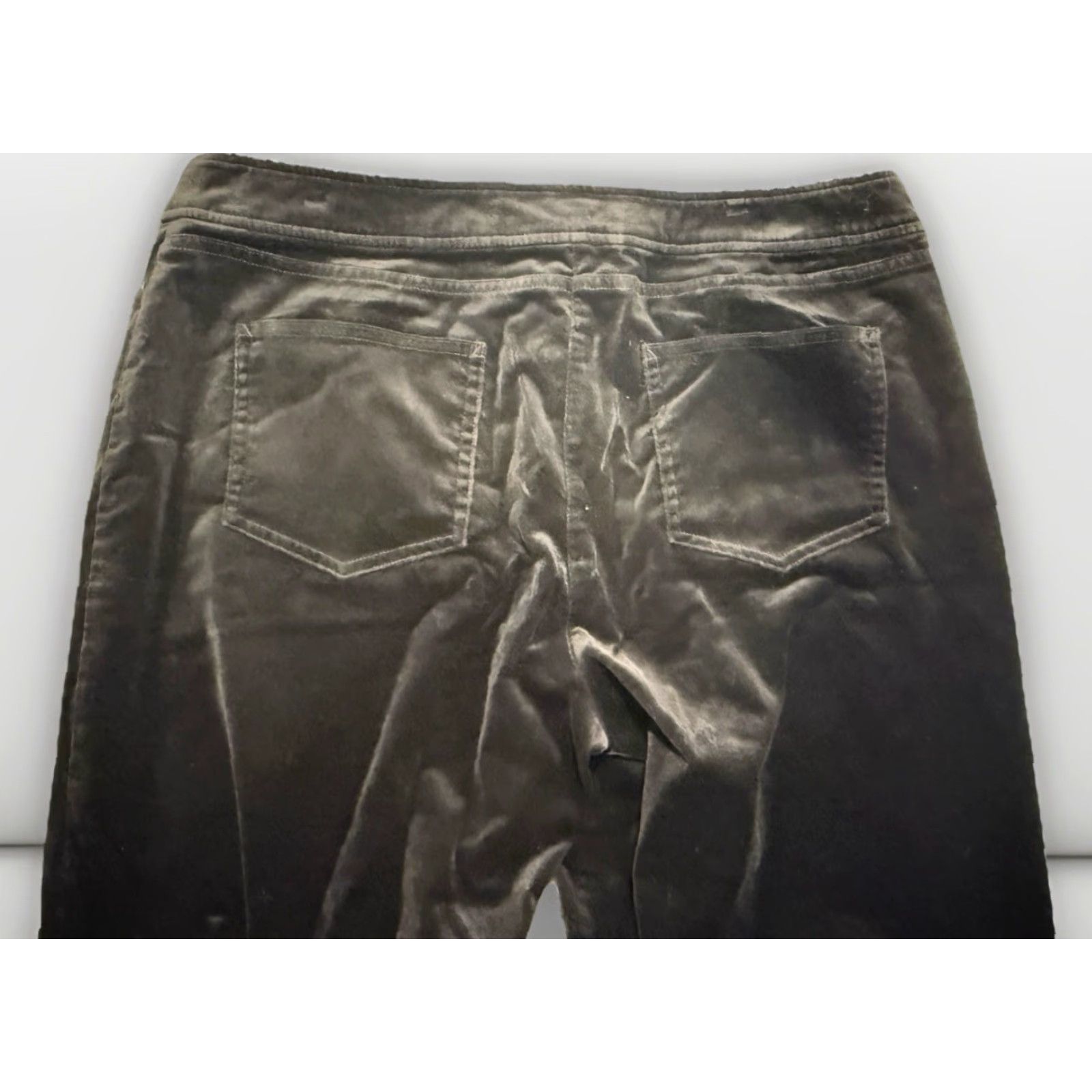 Eileen Fisher Eileen Fisher Pants Womens Large Black Velvet Straight Leg 36x30.5 Size 36" / US 14 / IT 50 - 5 Thumbnail