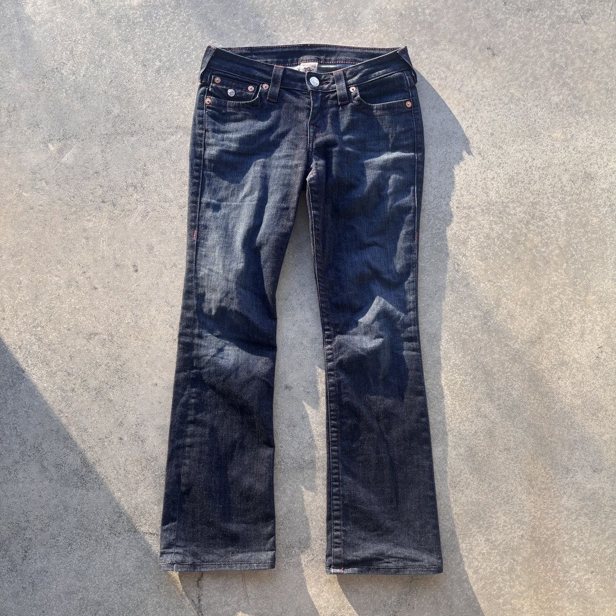 True Religion True Religion Dark Wash Bootcut Denim Size US 28 / EU 44 - 1 Thumbnail