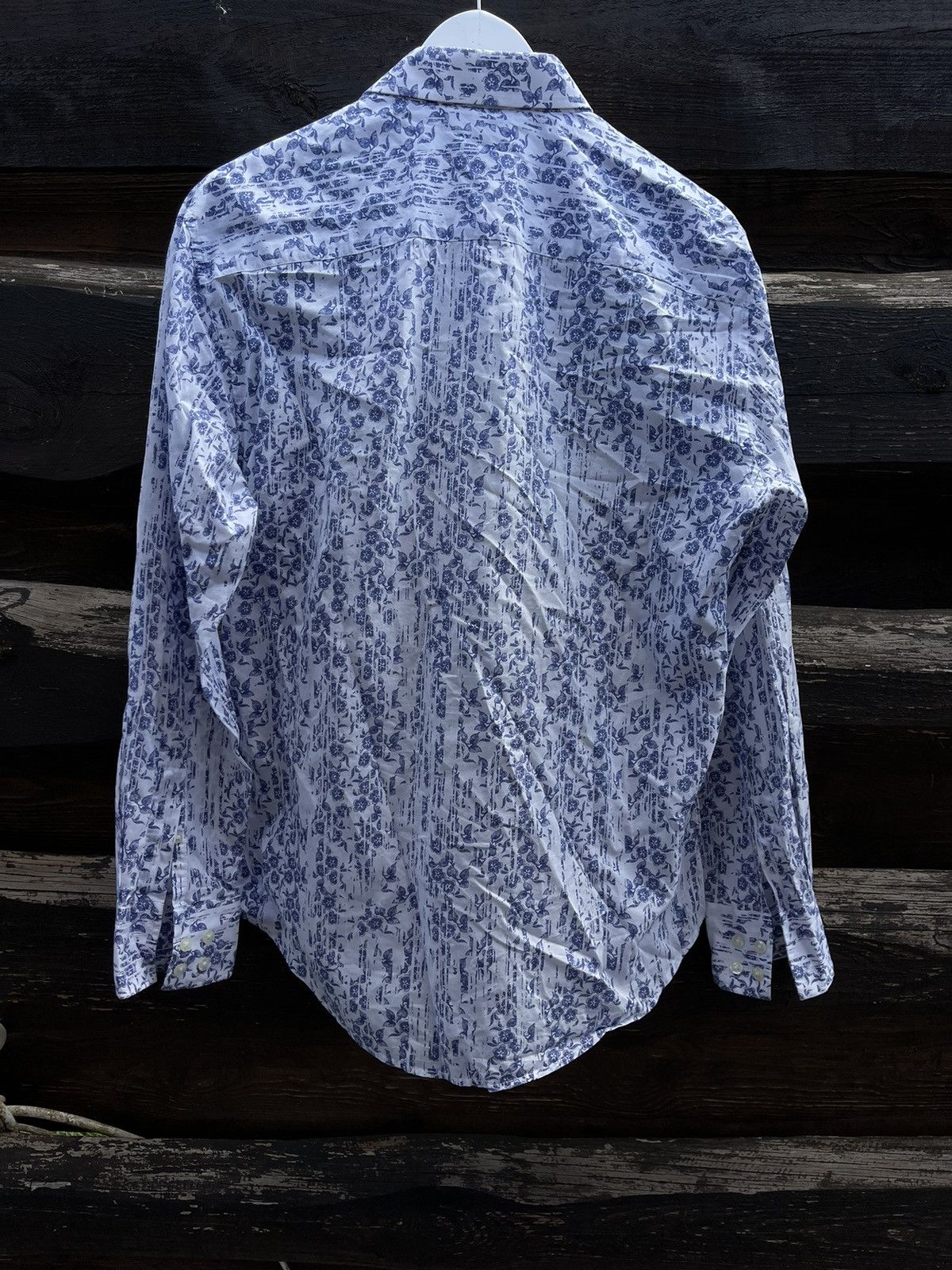 Kenzo Kenzo Homme flovers print shirt luxury Size US L / EU 52-54 / 3 - 7 Thumbnail