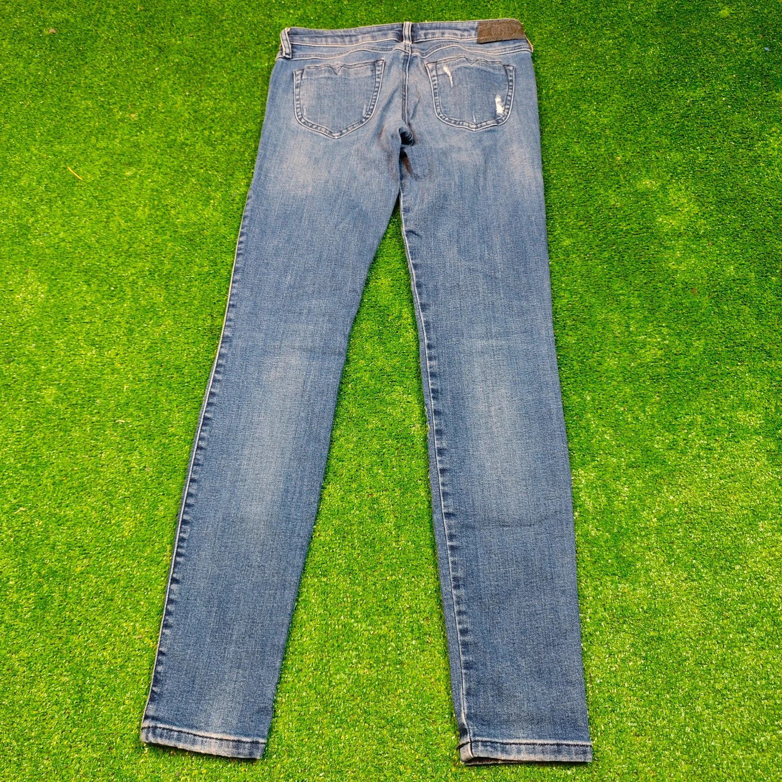 Diesel Diesel Gracey Jeans Womens 27 zip fly super slim skinny Size 27" / US 4 / IT 40 - 2 Thumbnail