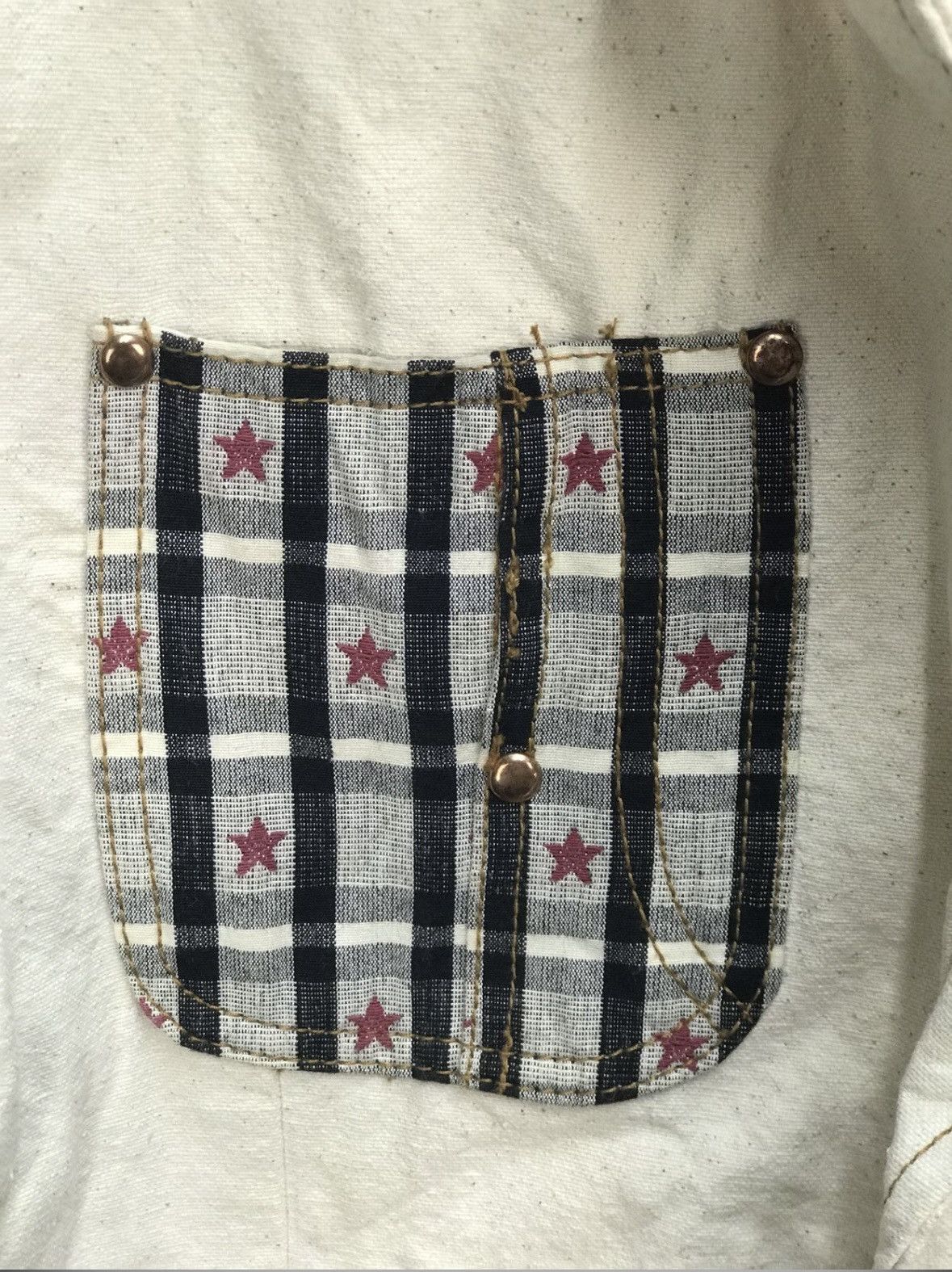 Monitaly Monitaly Patchwork Lounge Jacket Workwear Chore Canvas Size US M / EU 48-50 / 2 - 7 Thumbnail