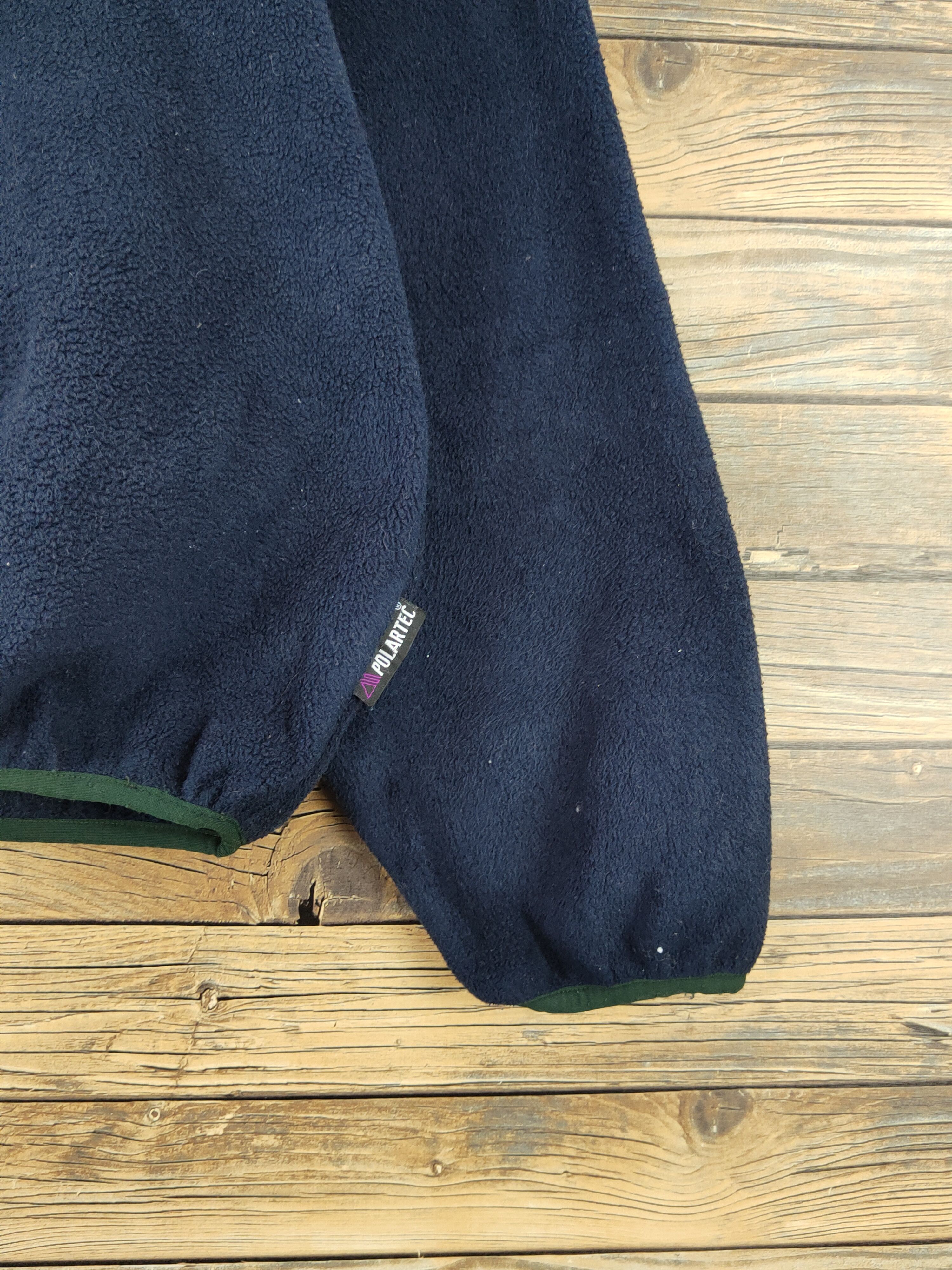 Polartec × Vintage × Woolrich Woolen Mills Woolrich usa Polartec Navy fleece Sweatshirts #W958 Size US L / EU 52-54 / 3 - 8 Thumbnail