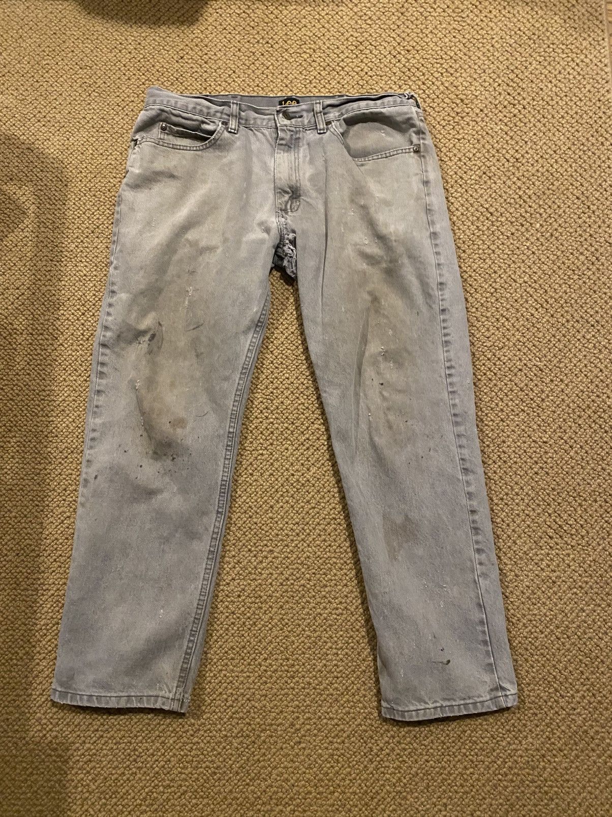 Lee Lees distressed grey jeans Size US 36 / EU 52 - 1 Thumbnail