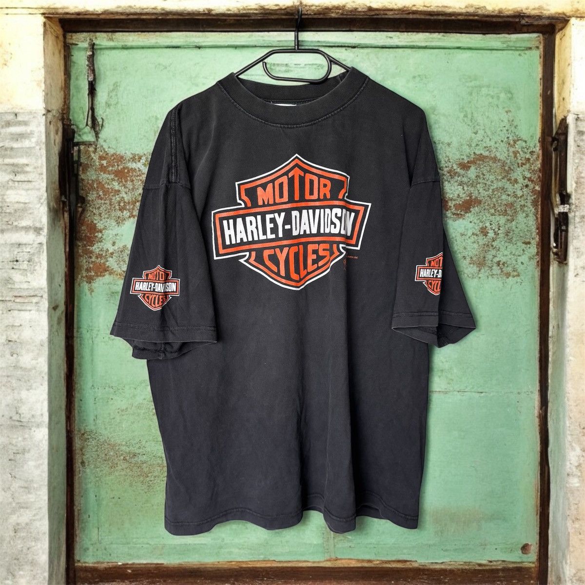 Harley Davidson 1987 Harley Davidson Vintage Tee Holoubek Choppers 90s 3D Size US XL / EU 56 / 4 - 1 Thumbnail