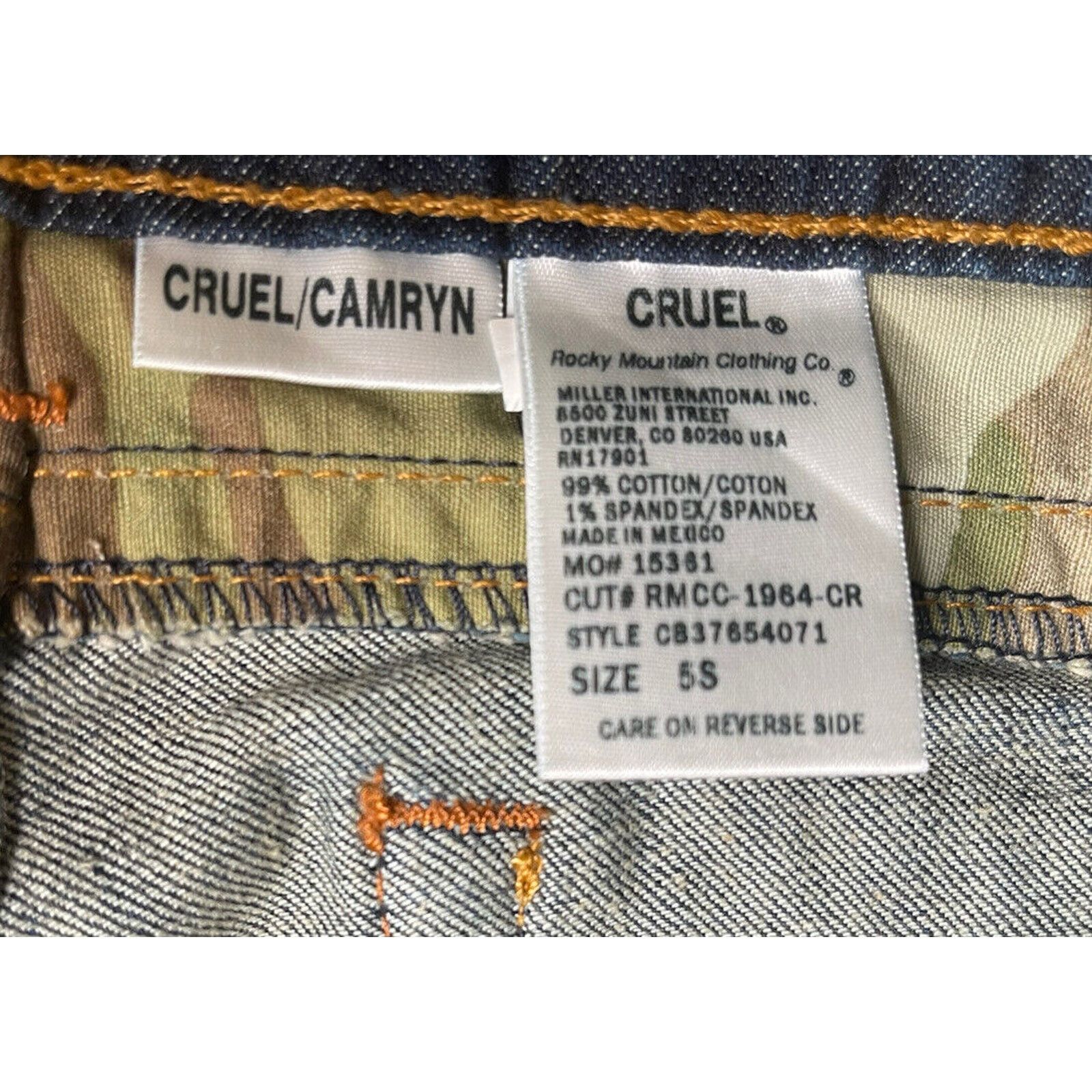 Other CRUEL CAMRYN Camo Stud Dark Low Rise Boot Cut Stretch Sz 5S Size 30" / US 8 / IT 44 - 7 Thumbnail