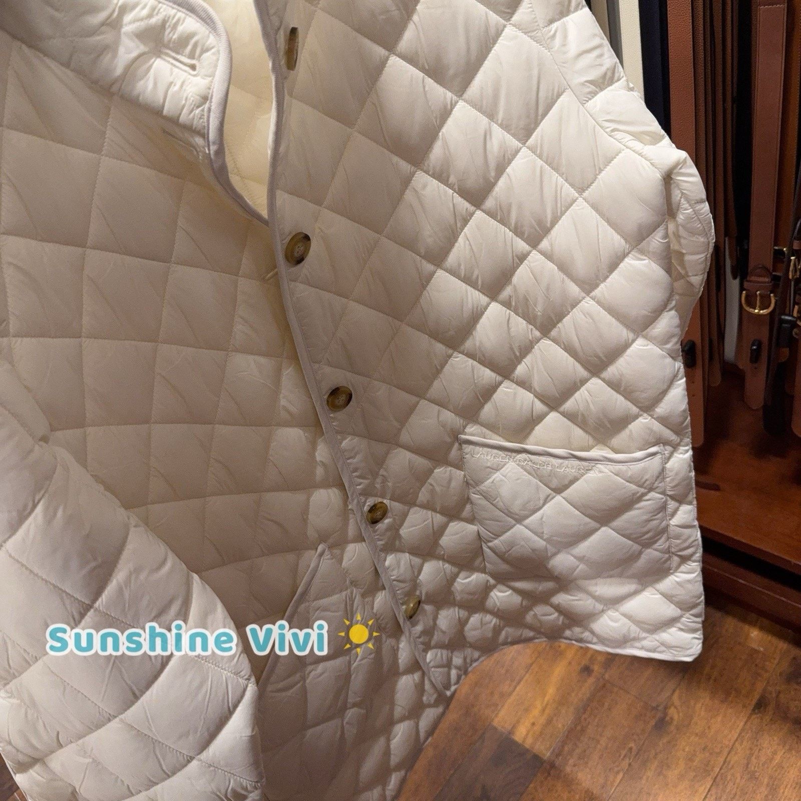 Lauren Ralph Lauren NWT Ralph Lauren Polo Women Diamond-Quilted Mockneck Jacket Size L / US 10 / IT 46 - 3 Thumbnail