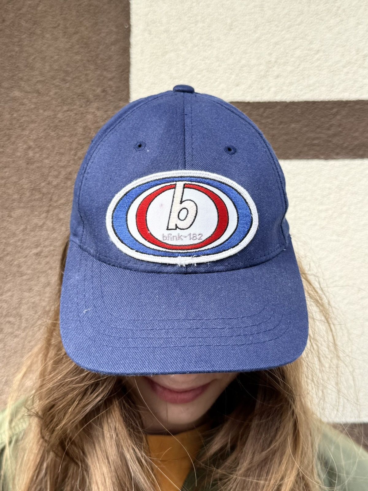 Band Tees Vintage Y2K Blink-182 Embroidered Logo Flexfit Cap Small Size 30 - 6 Thumbnail