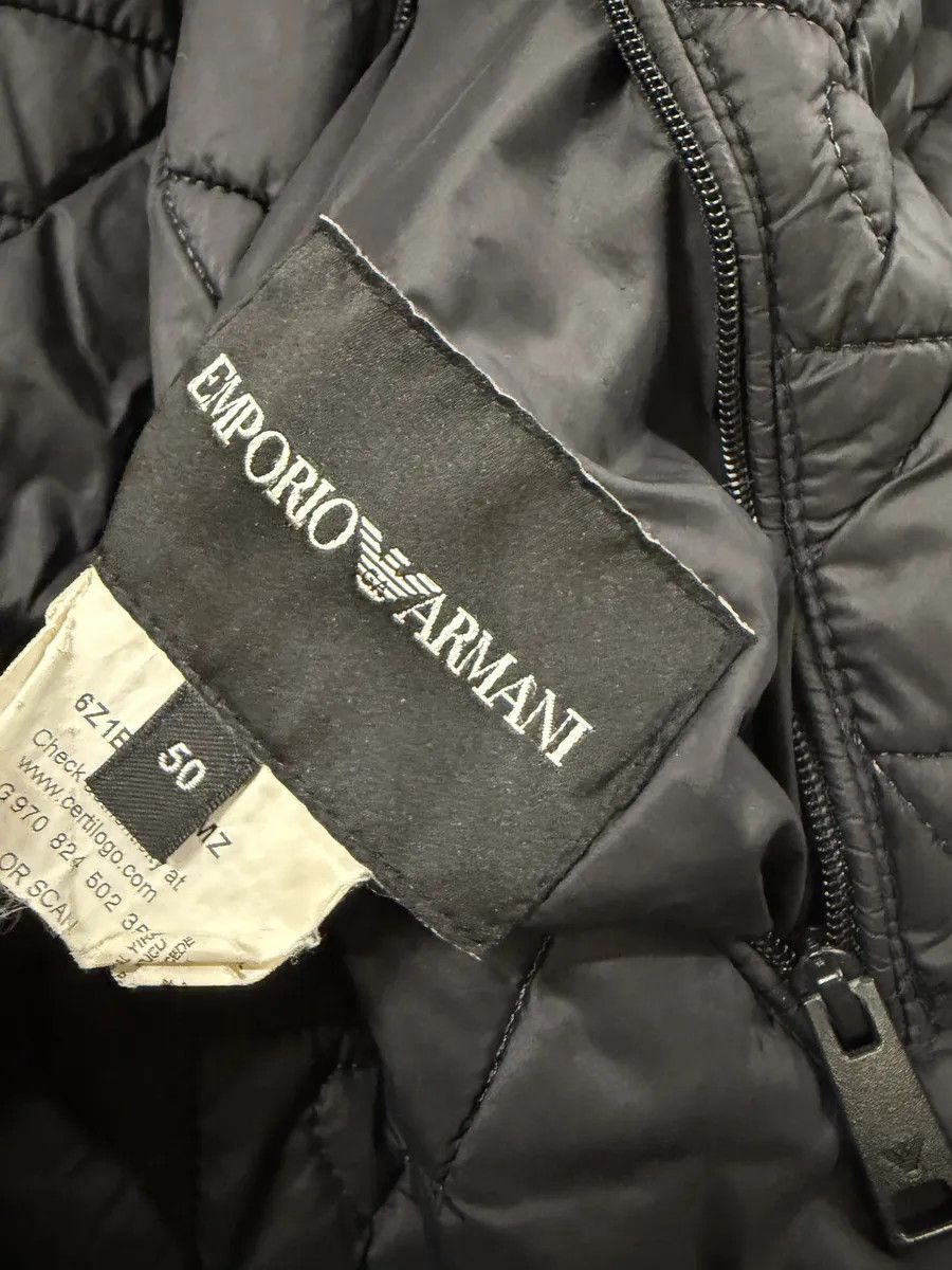 Emporio Armani 2010s Emporio Armani Black & Orange Puffer Jacket Size US M / EU 48-50 / 2 - 7 Thumbnail