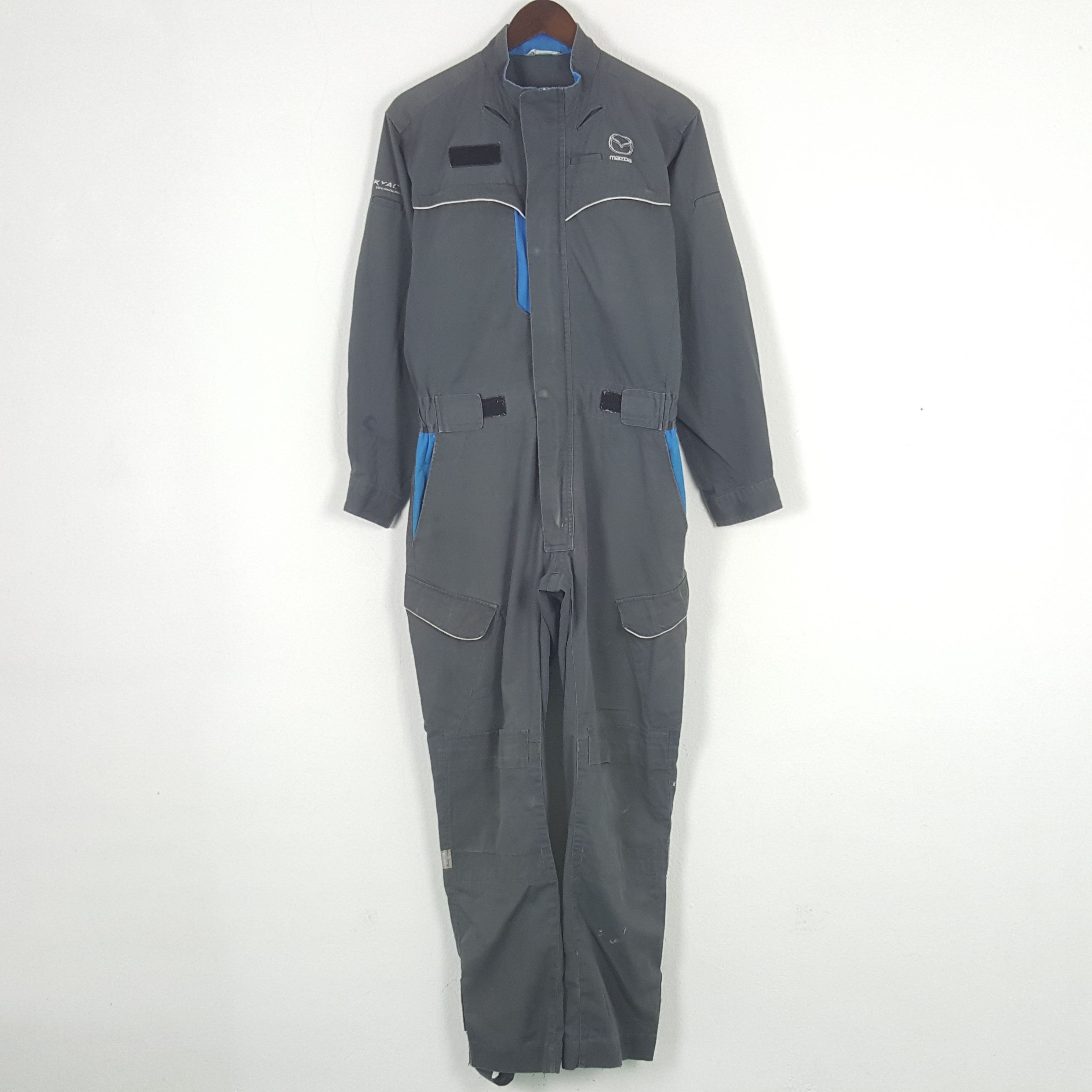 Japanese Brand × Sports Specialties × Vintage Vintage Mazda Racing Sport Coverall Jumpsuit Jacket Size US L / EU 52-54 / 3 - 4 Thumbnail