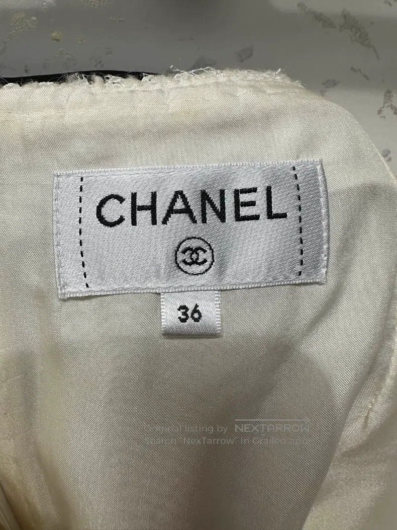 Chanel Chanel 20 Autumn and Winter High-end Handicraft Series Bei Size 24" / US 00 / IT 34 - 2 Thumbnail