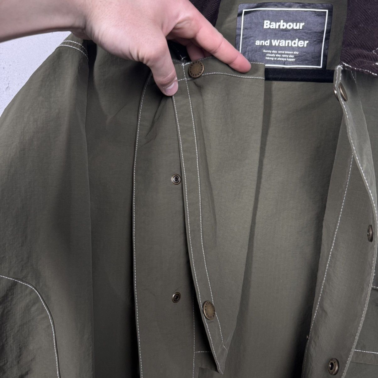 Barbour Vintage Barbour And Wander Nylon Jacket Size US S / EU 44-46 / 1 - 5 Thumbnail