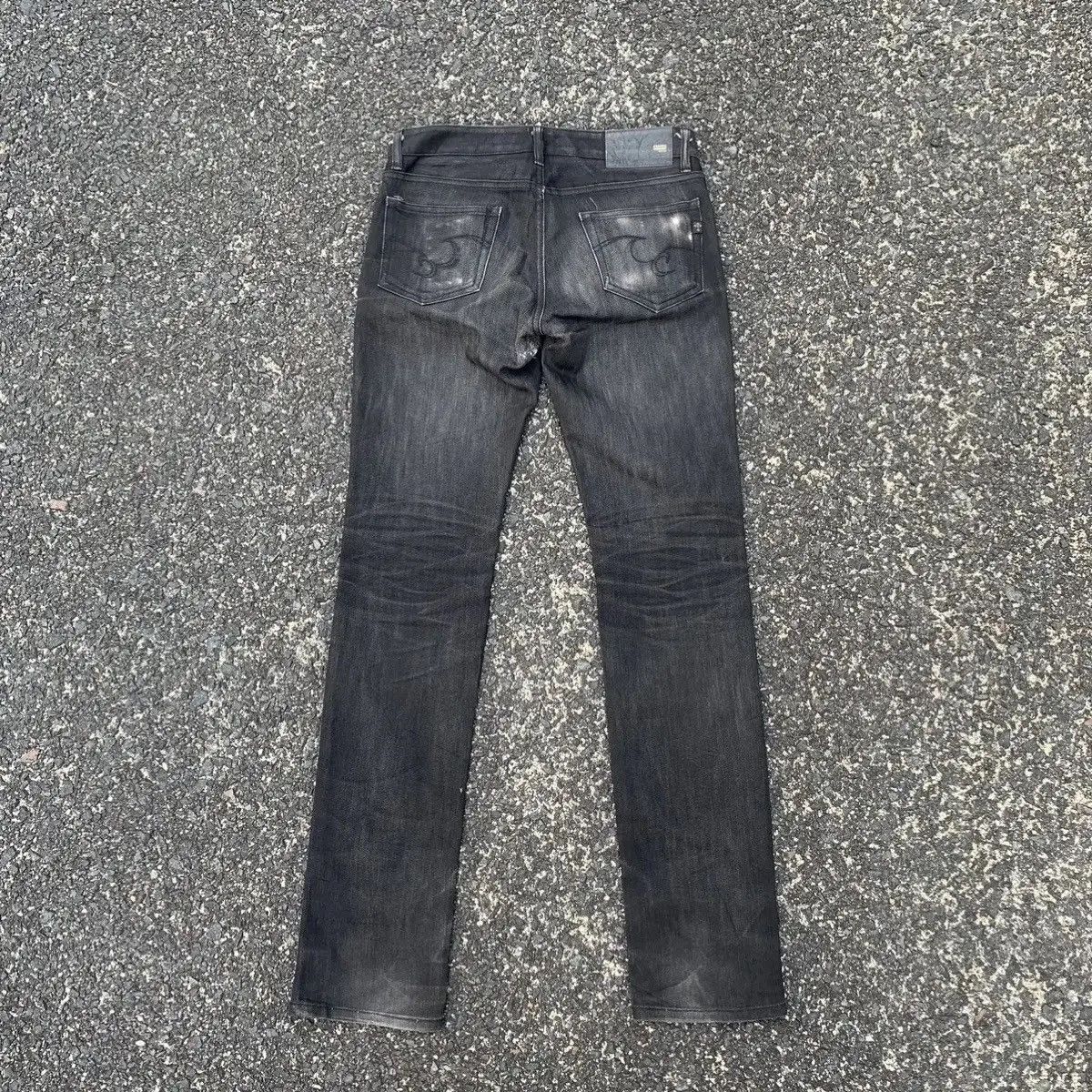 Skull Jeans by an Alchemist Skulls Y2K Japanese Vintage Jeans Faded Rugged Denim Pants Size US 33 - 10 Thumbnail