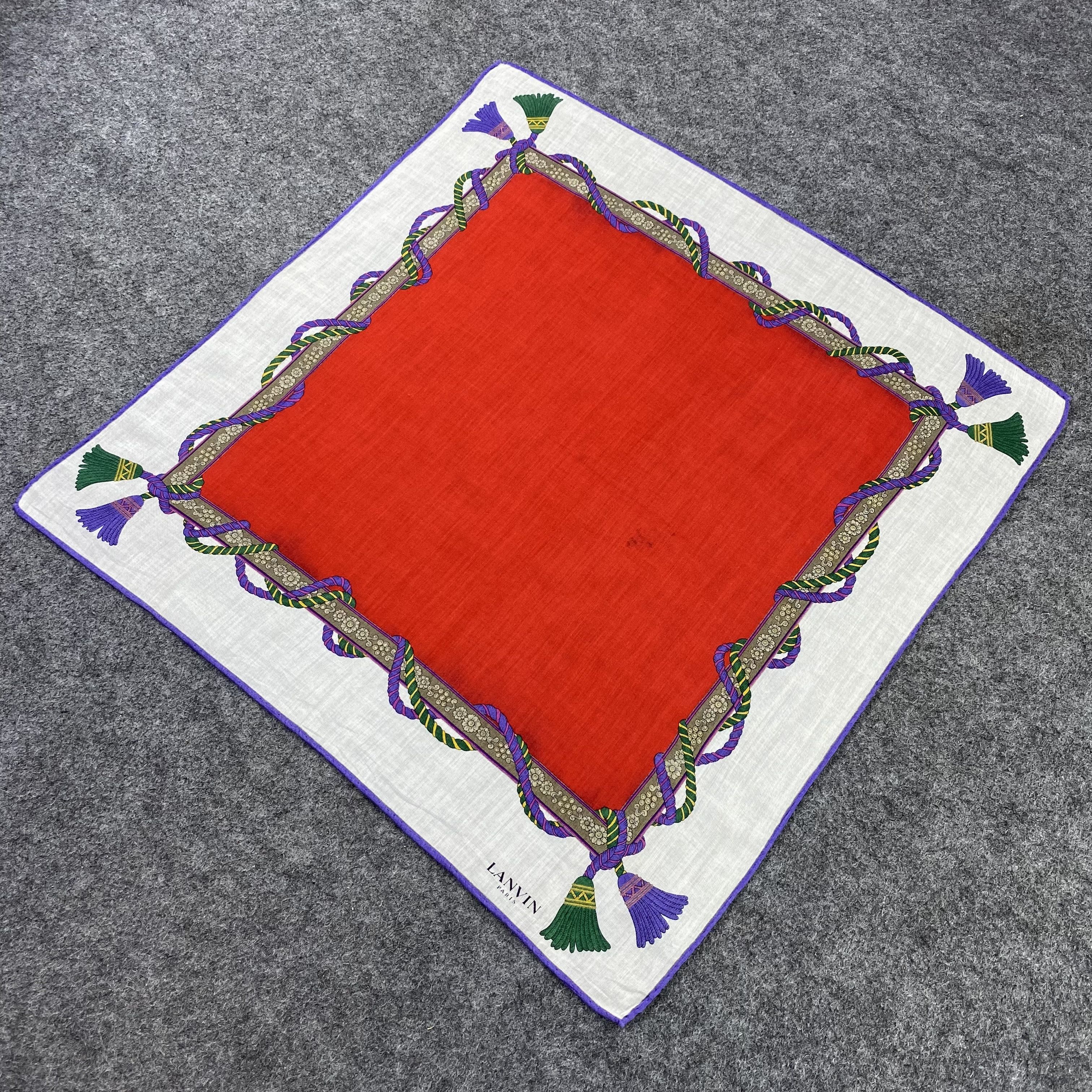 Lanvin Lanvin Handkerchief / Bandana / Neckerchief /Headscarf-B1260 Size ONE SIZE - 4 Thumbnail