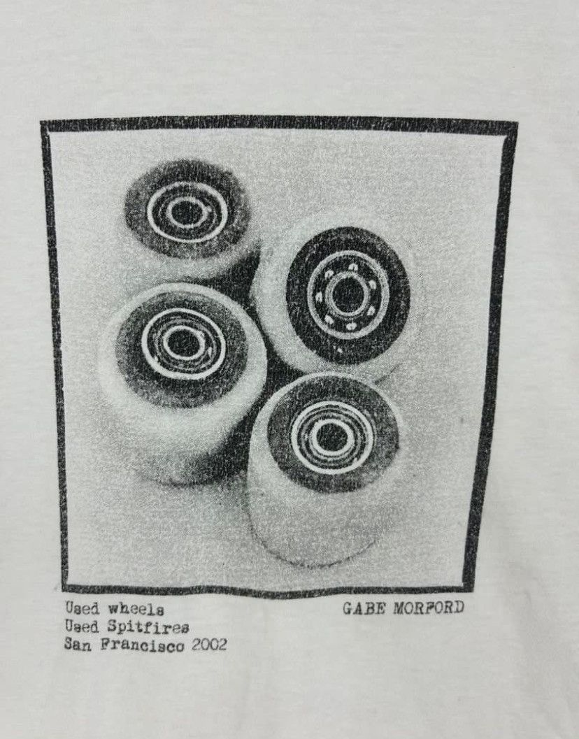 Vintage Vintage Gabe Morford / Skateboard wheels Photo art tees Size US M / EU 48-50 / 2 - 3 Thumbnail