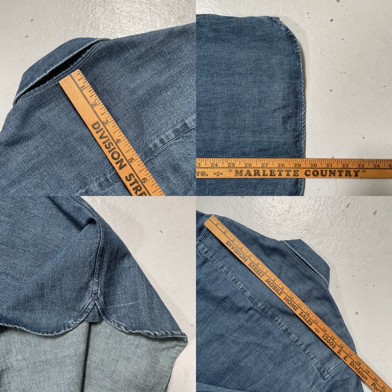 Pike Brothers Pike Brothers Shirt Mens Small Blue Vintage Style Military Button-Up Shirt Size US S / EU 44-46 / 1 - 8 Thumbnail
