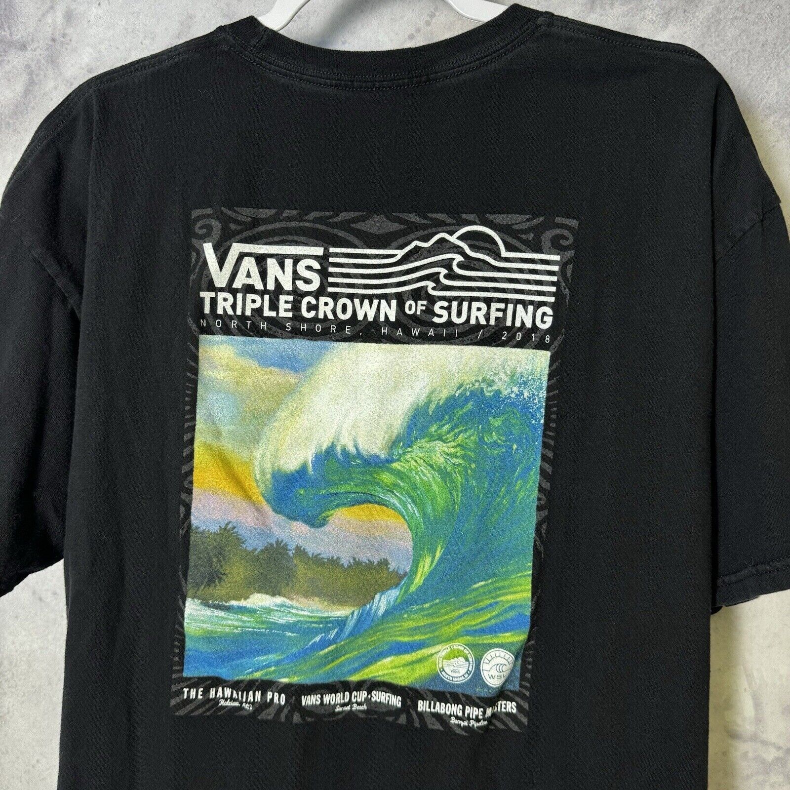 Vans Vans Triple Crown Surfing T Shirt Mens XL Black North Shore Grailed