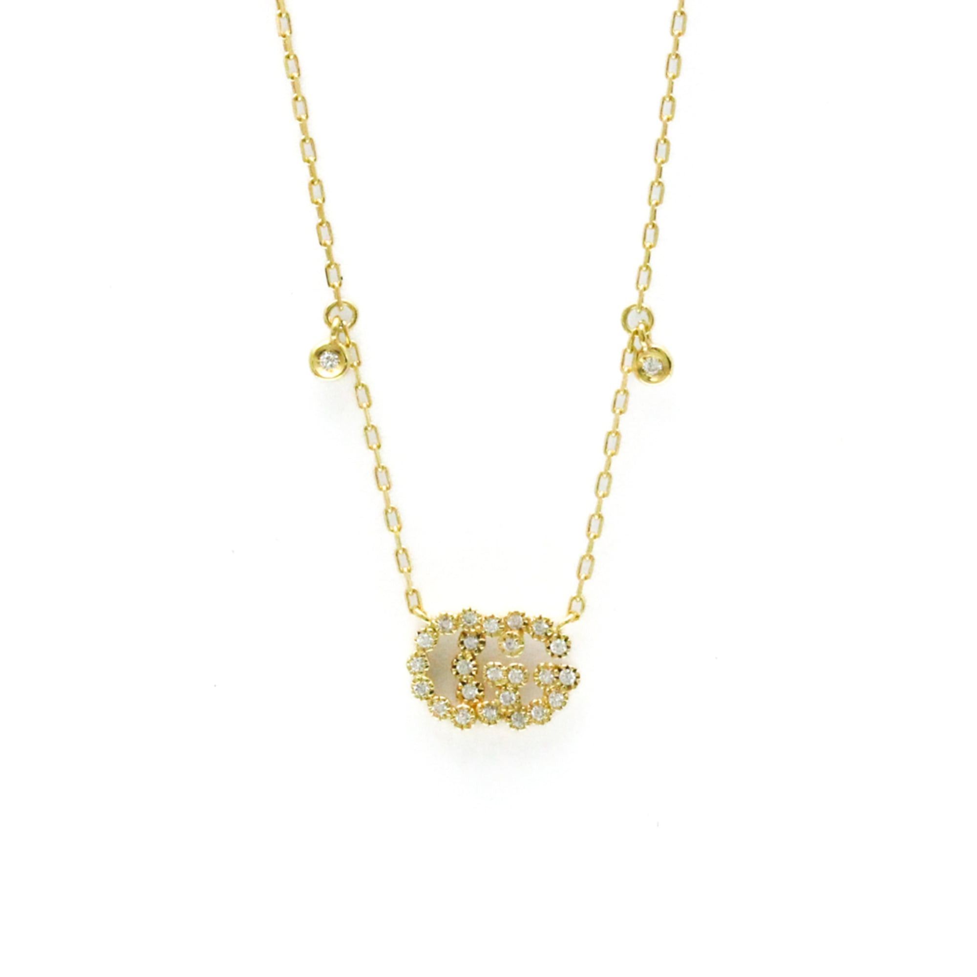 Gucci Gucci GG Diamond Necklace Yellow Gold (18K) Diamond Men,Women Fashion Pendant Necklace (Gold) Size ONE SIZE - 1 Thumbnail
