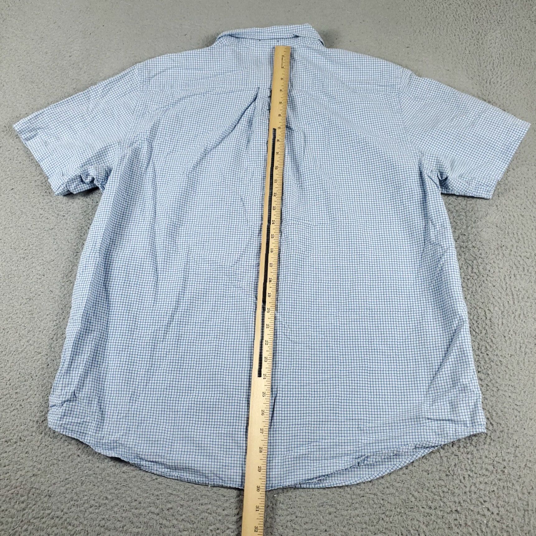 Abercrombie & Fitch VINTAGE Abercrombie & Fitch Shirt Mens XL Blue Check Button-Up Short Sleeve Casual Modern Preppy Mens Size US XL / EU 56 / 4 - 4 Thumbnail