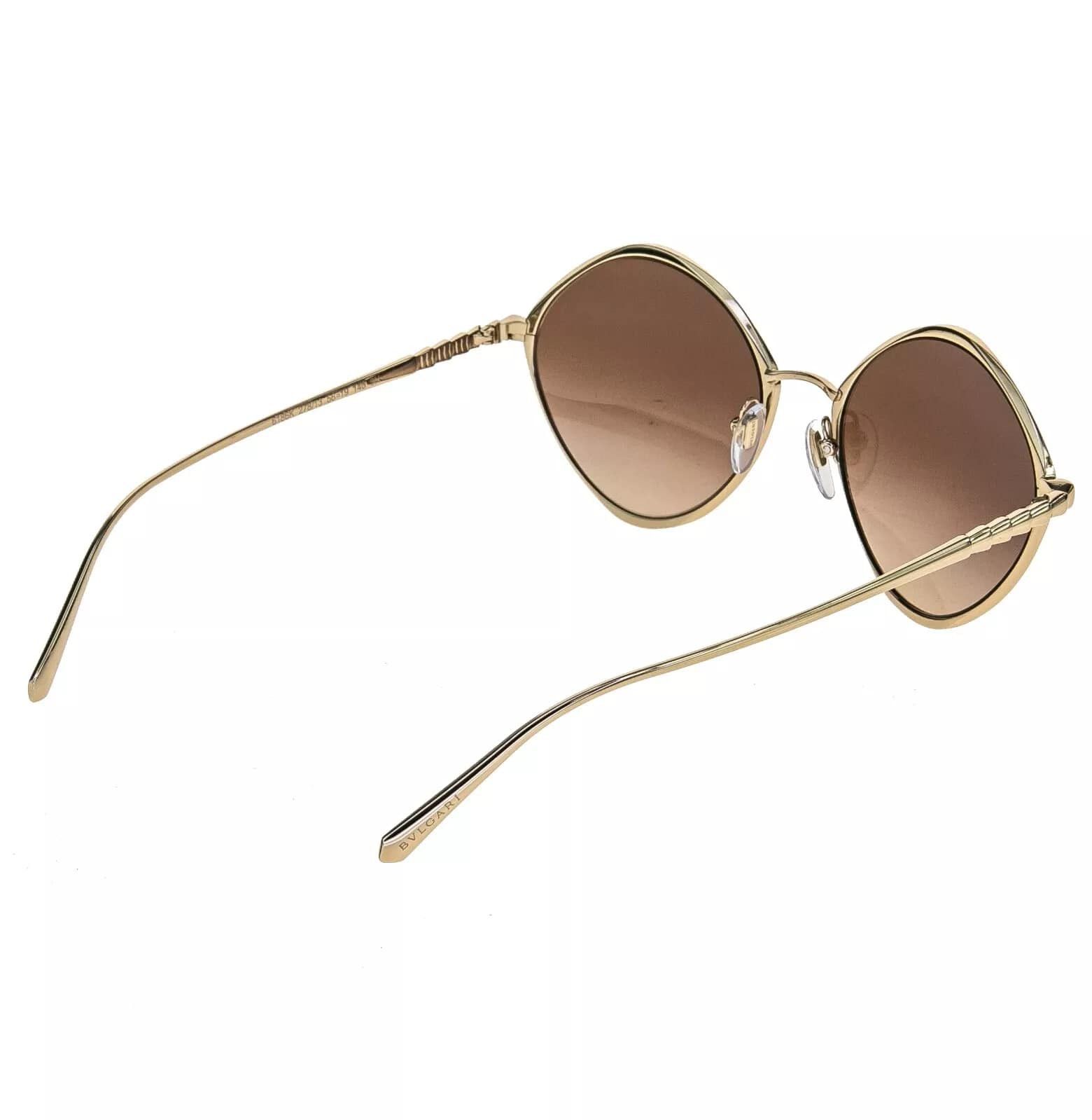 Bvlgari BVLGARI Le Gemme 6186 Brown Pale Gold Plated Round BV6186K Size ONE SIZE - 2 Thumbnail