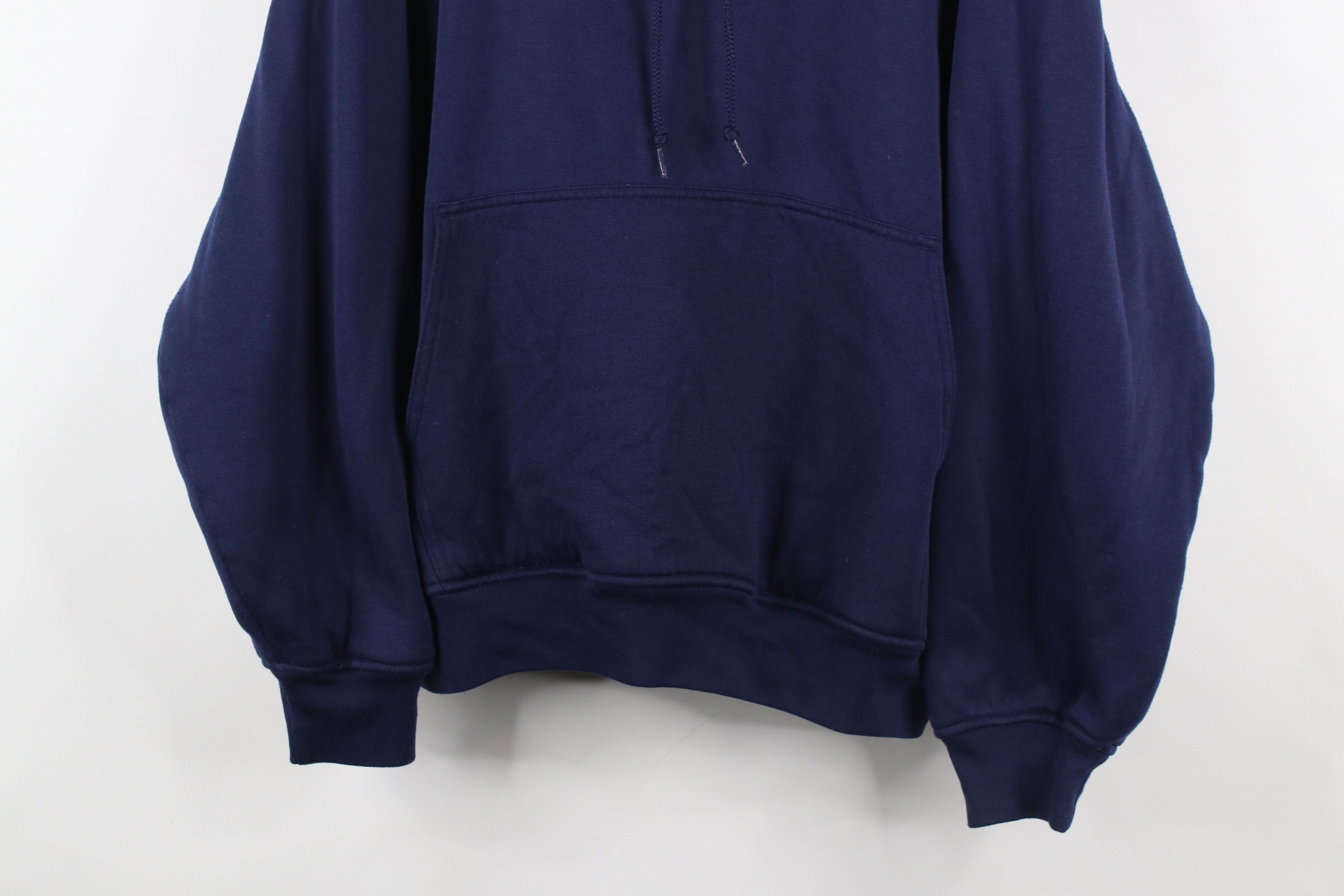 Vintage Vintage 90s Streetwear Double Lined Hoodie Sweatshirt Size US XL / EU 56 / 4 - 3 Thumbnail