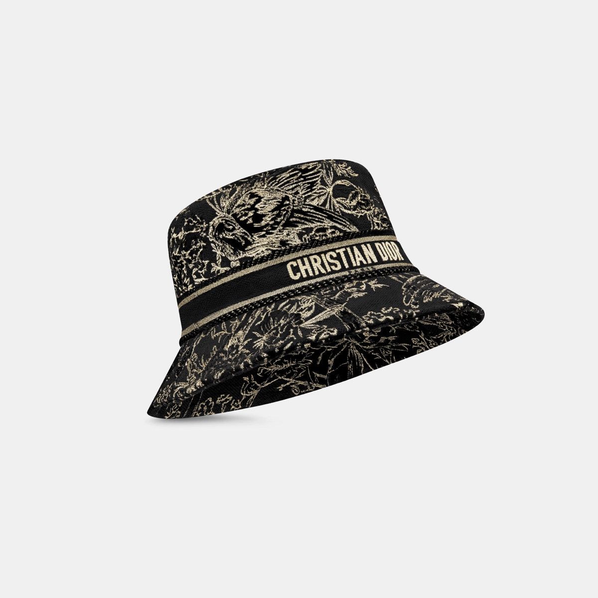 image of Dior O1Bcso1Str0324 Hats In Black & Gold in Black/Gold, Women's