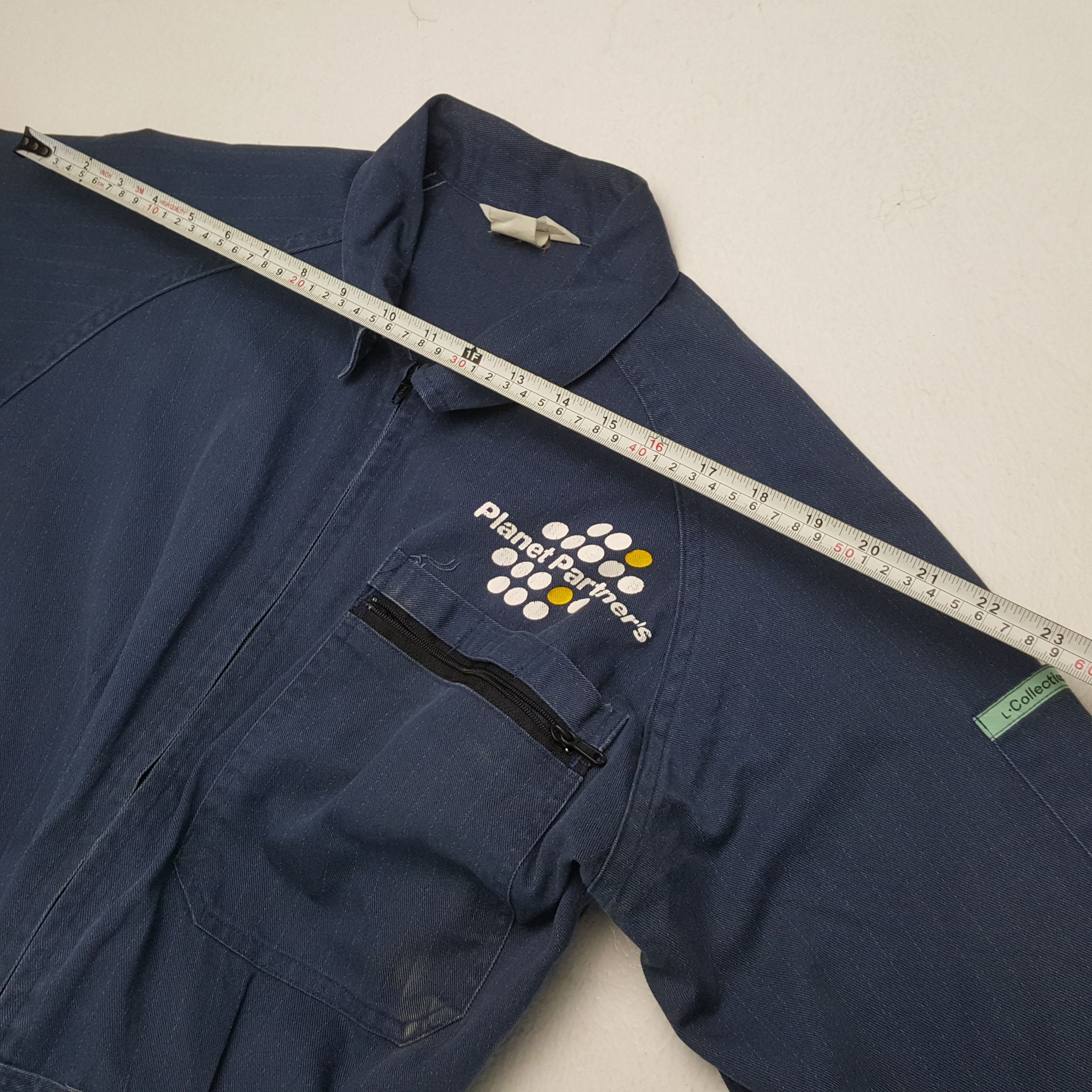 Japanese Brand × Vintage PLANET PARTNER Workwear Style Coverall Jacket Size US L / EU 52-54 / 3 - 9 Thumbnail