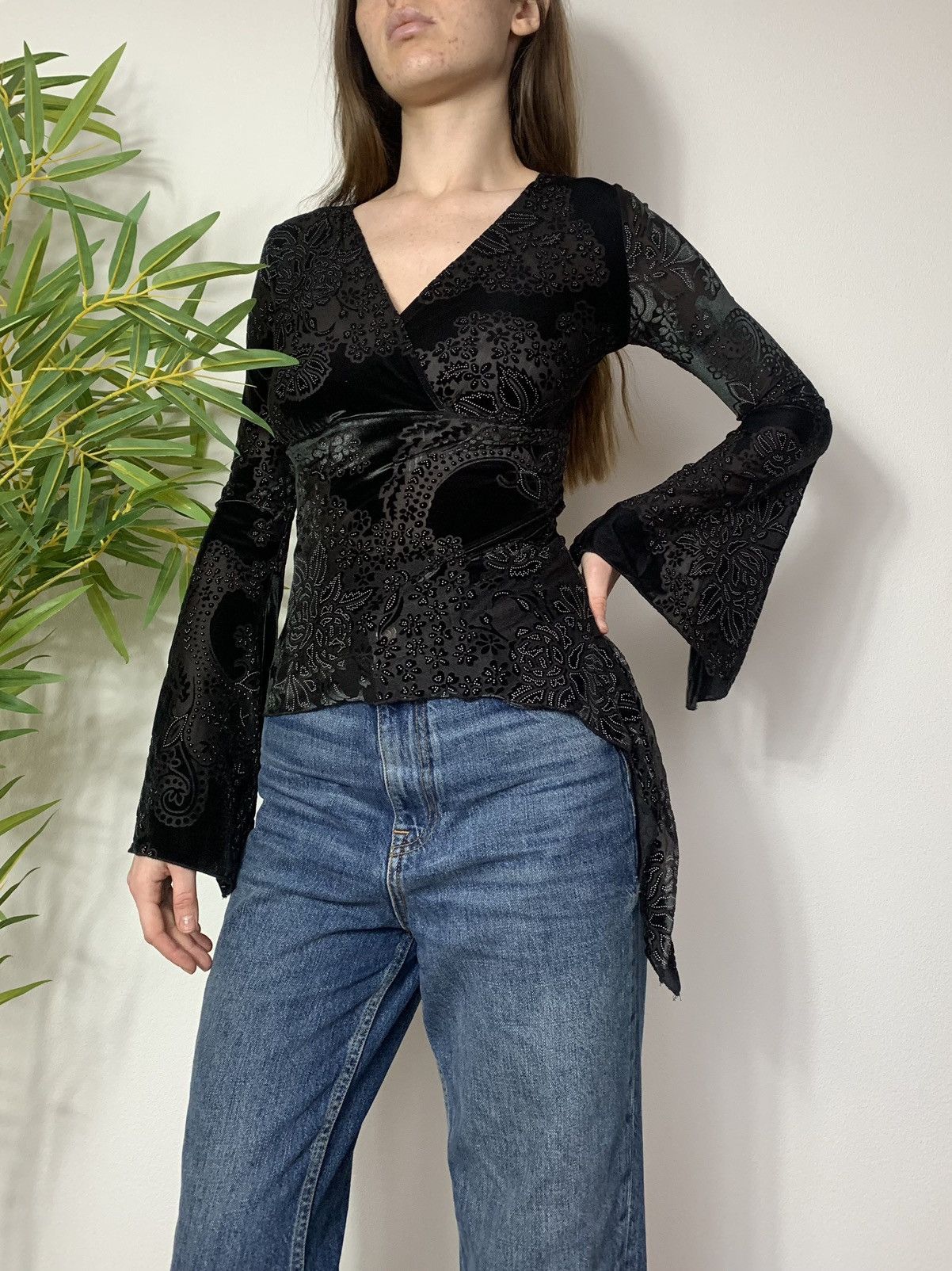 Vintage VINTAGE JEAN PAUL GAULTIER STYLE MESH BLOUSE Size S / US 4 / IT 40 - 1 Thumbnail