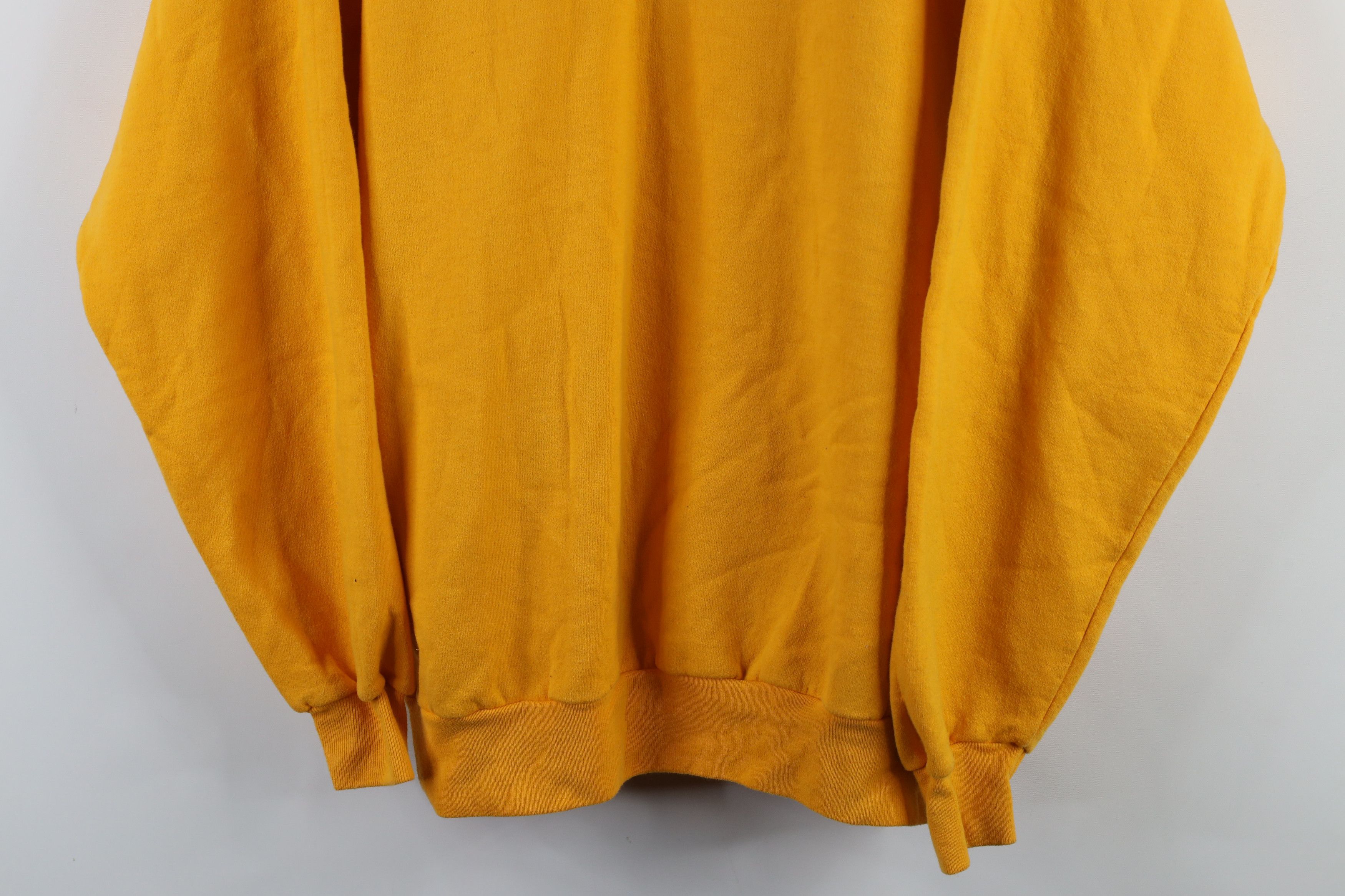 Vintage Vintage 90s Streetwear Faded Blank Crewneck Sweatshirt Size US L / EU 52-54 / 3 - 3 Thumbnail