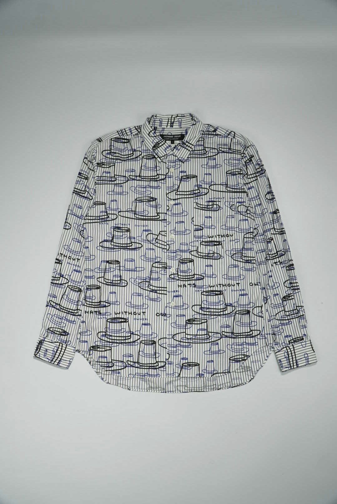 Comme Des Garcons - Homme Deux David Shrigley White Print