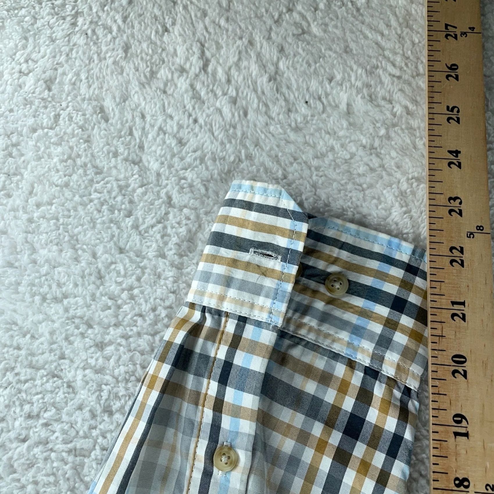 ExOfficio Ex Officio Shirt Mens L Multicolor Plaid Insect Shield Regular Fit Collared Button Up Size US L / EU 52-54 / 3 - 8 Thumbnail