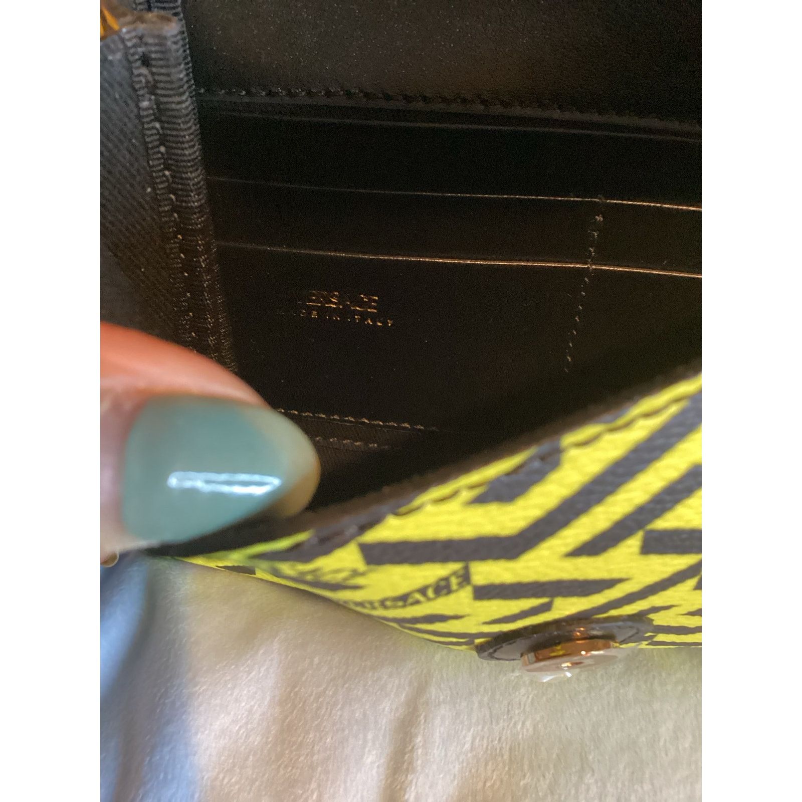 Versace Coated Canvas La Greca Signature crossbody bag Size ONE SIZE - 6 Thumbnail